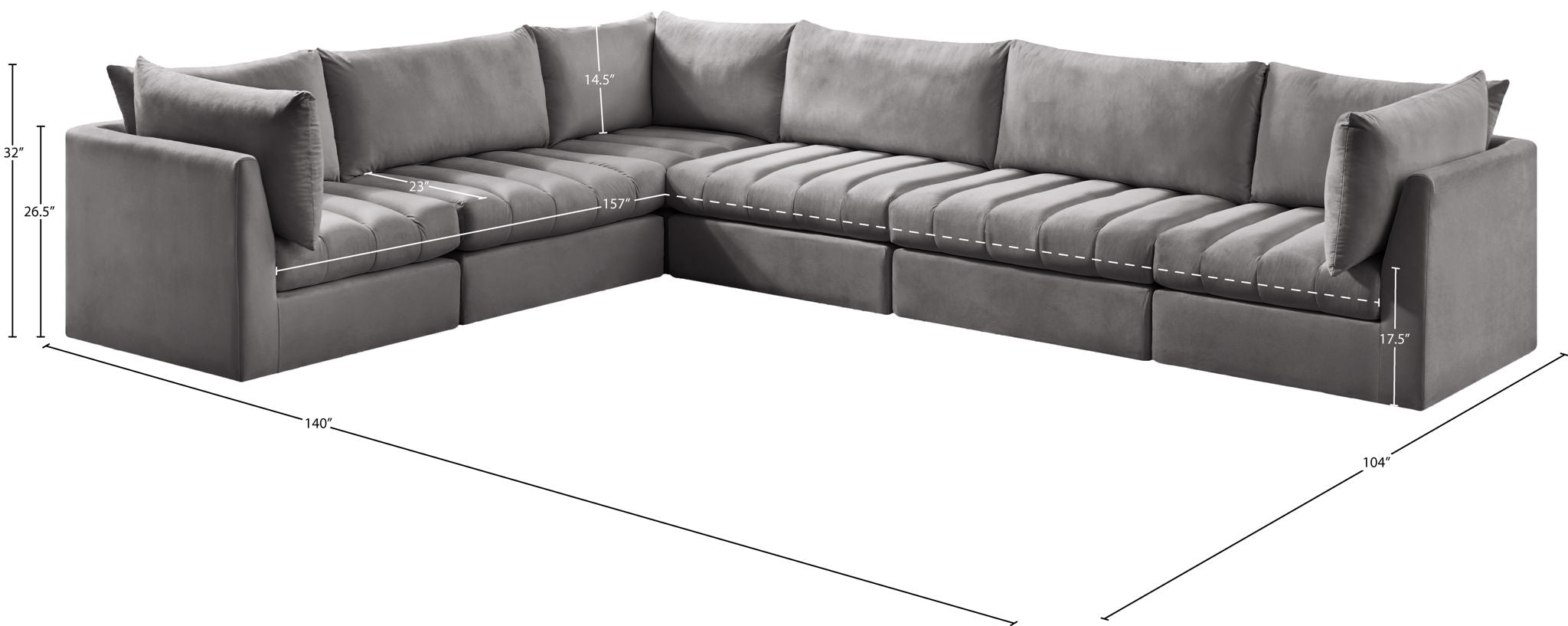 Jacob - 6 Pc. Modular Sectional