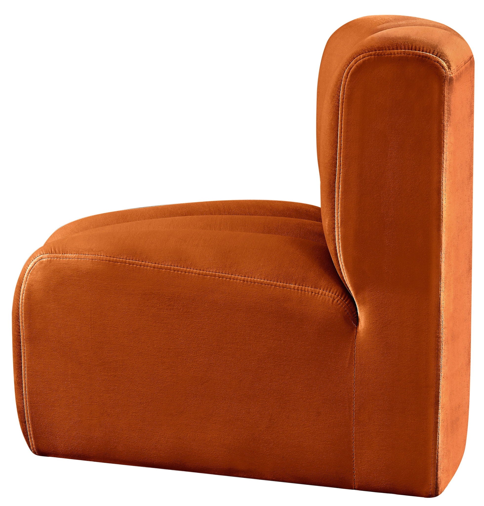 Arc - Velvet Curved Corner Chair
