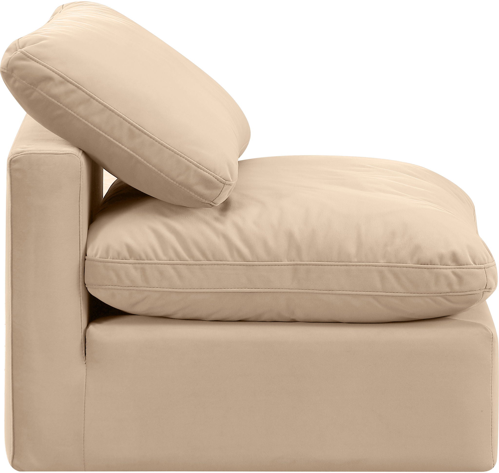 Indulge - Velvet Armless Chair