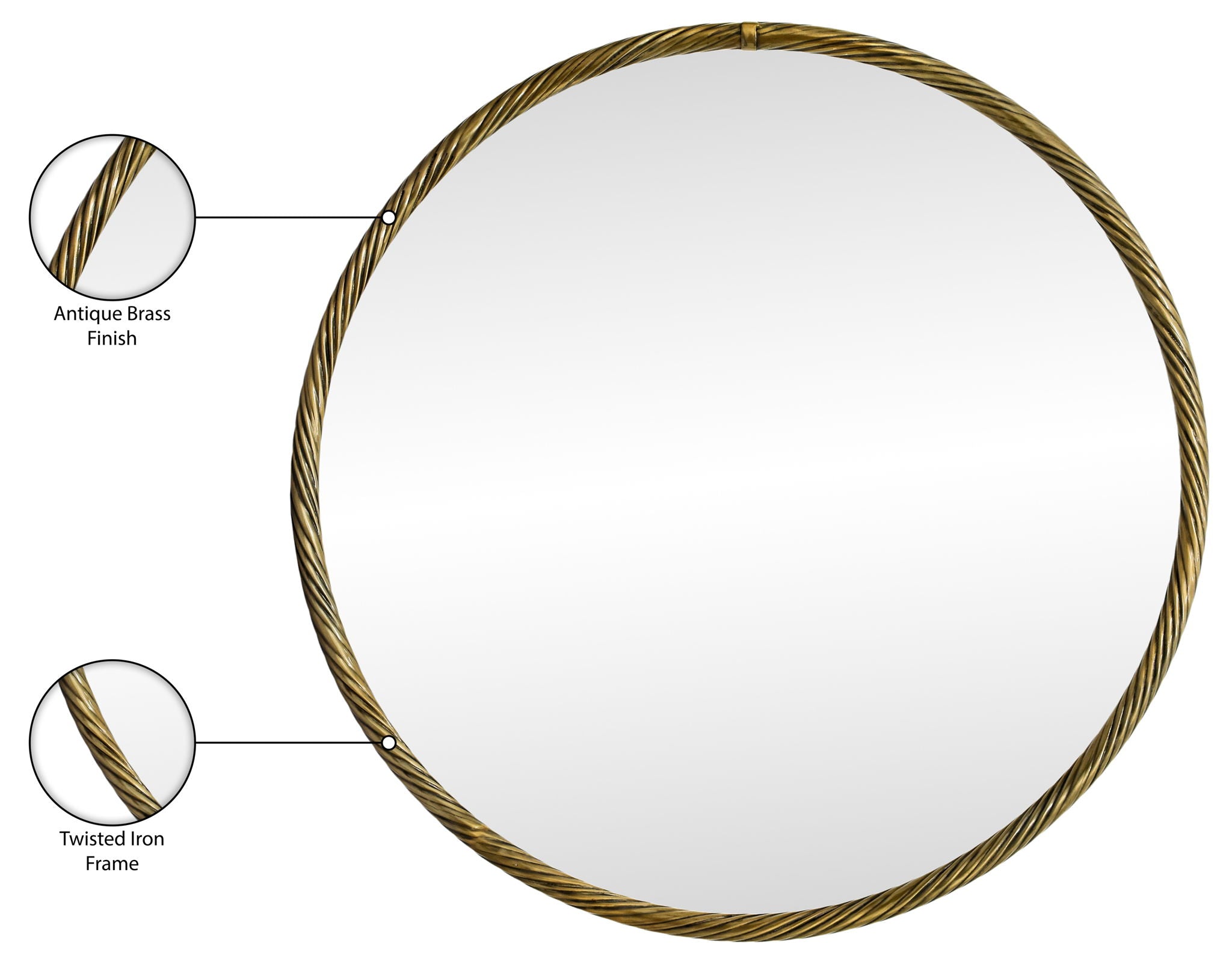 Avara - Round Mirror