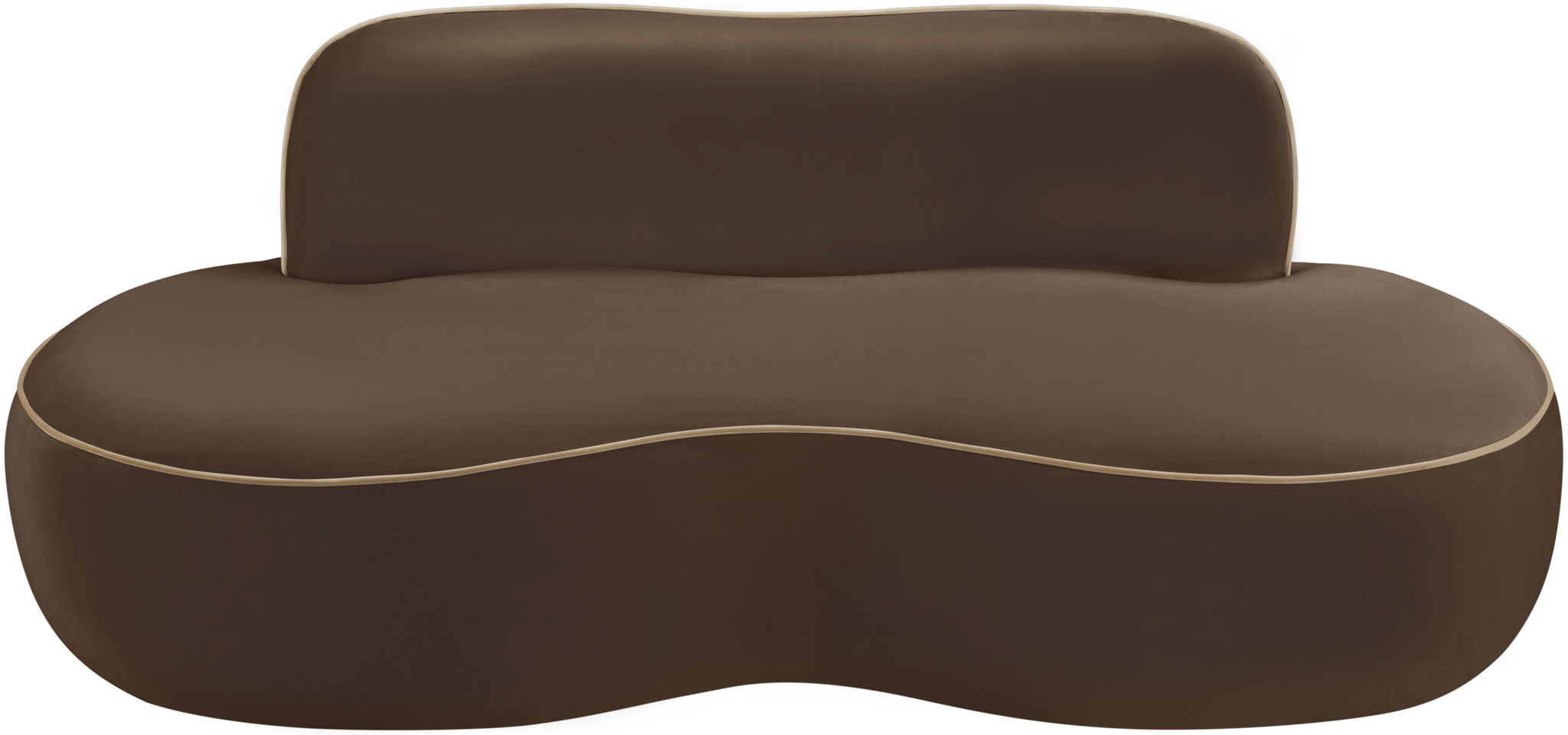 Swerve - Velvet 77" Upholstered Loveseat