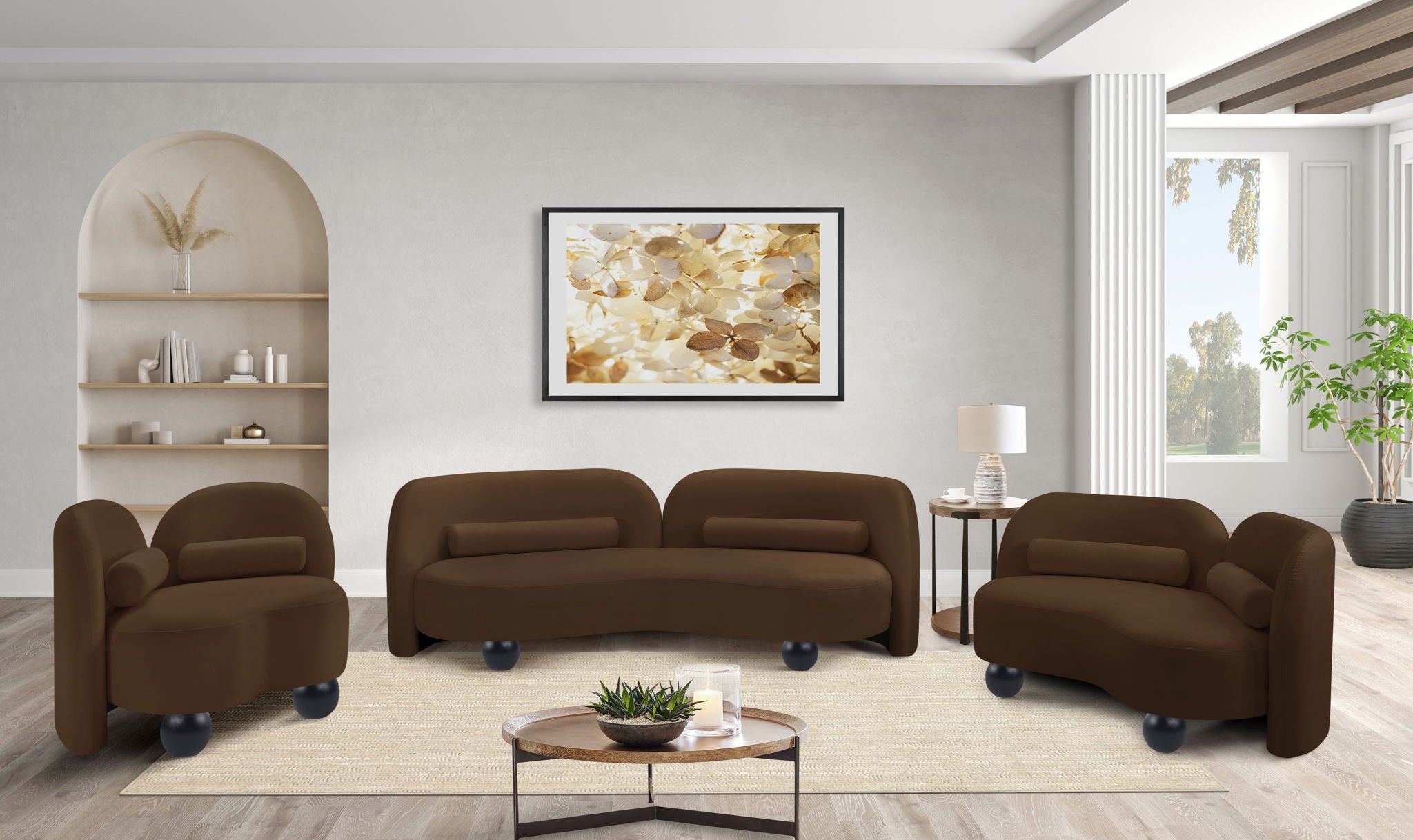 Daphne - Velvet Sofa