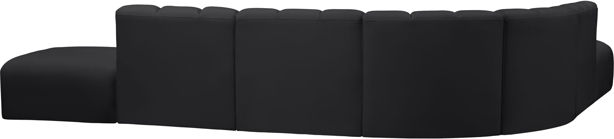 Arc - Faux Leather 7 Piece Corner Modular Sofa
