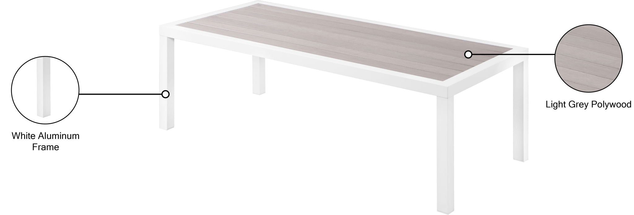 Nizuc - Outdoor Patio Coffee Table