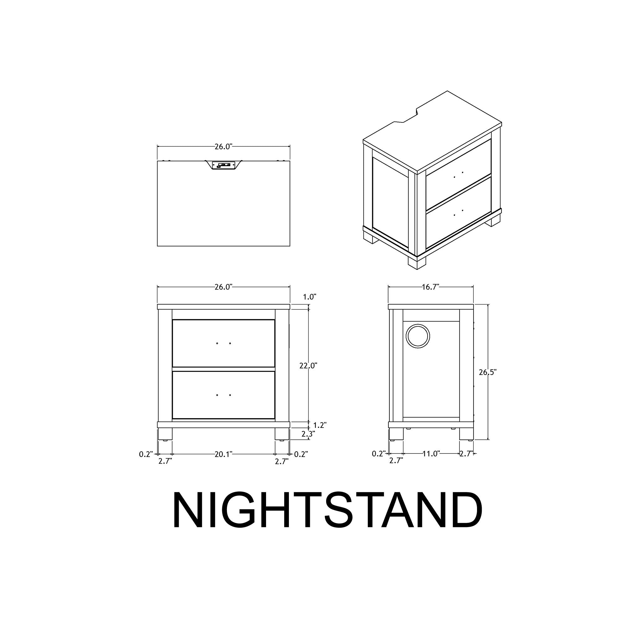 Augusta - 5 Piece Bedroom Set