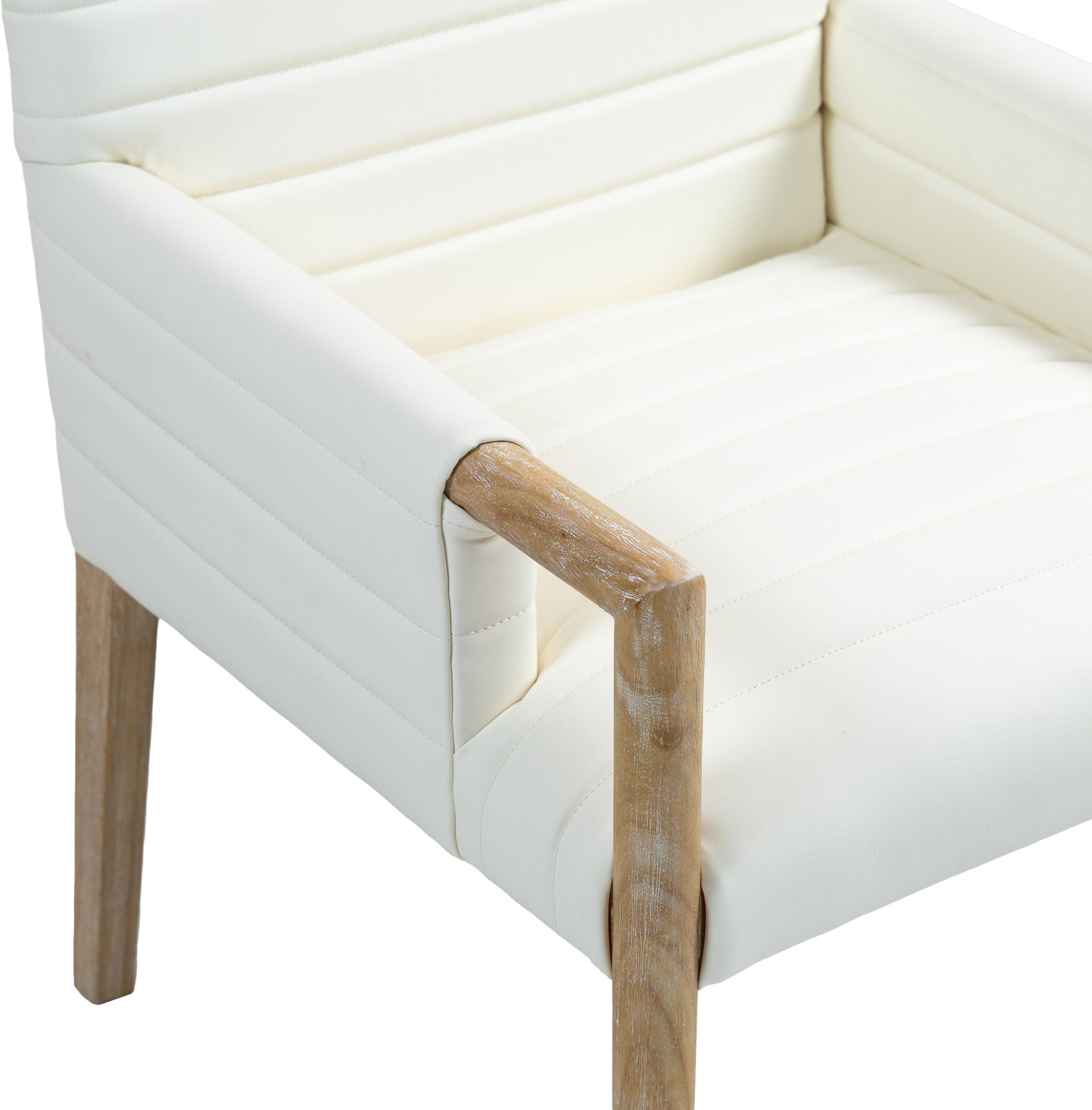 Aimee - Dining Arm Chair - Light Brown Legs