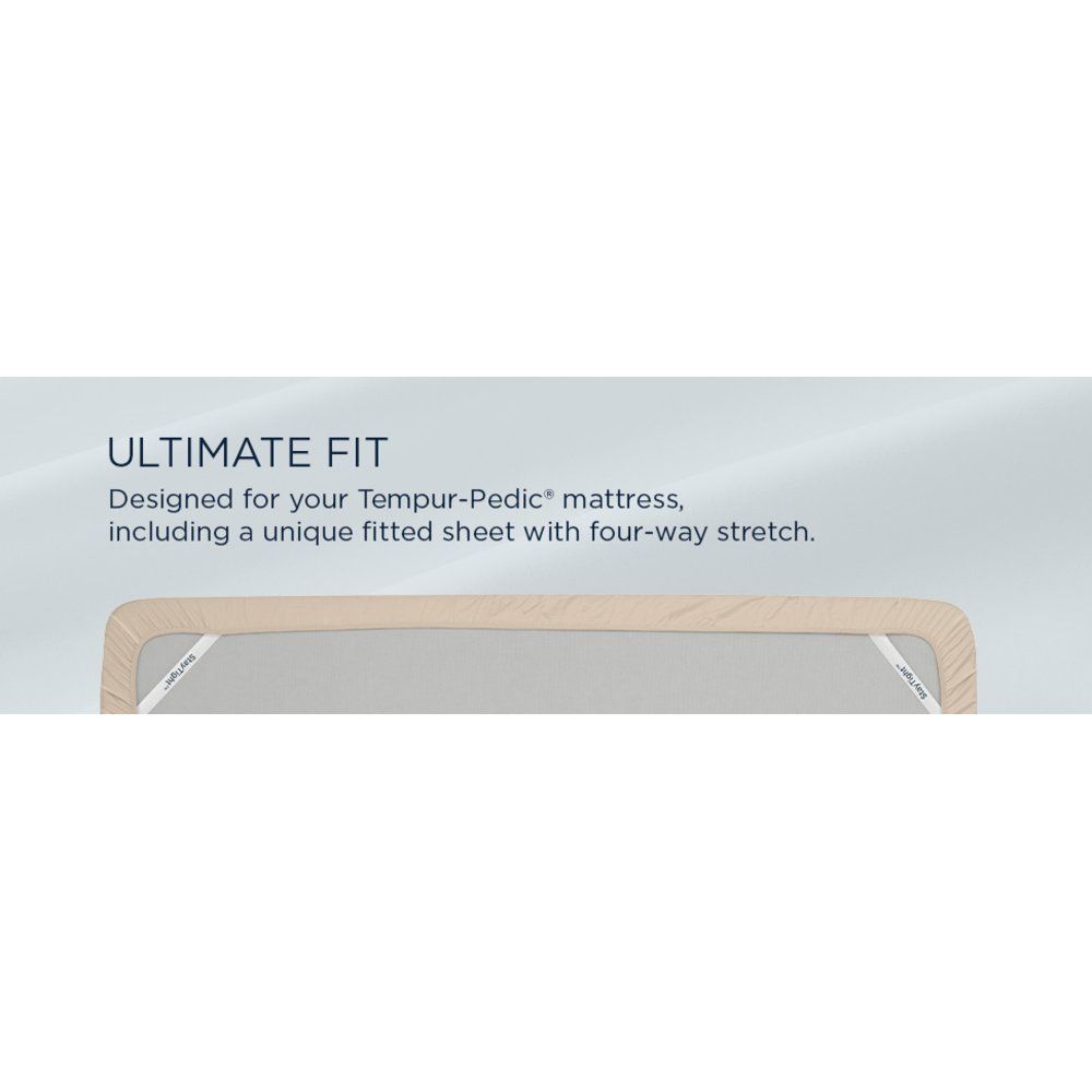 Linens - Tempur Classic Cotton Sheet Set - Cool Gray