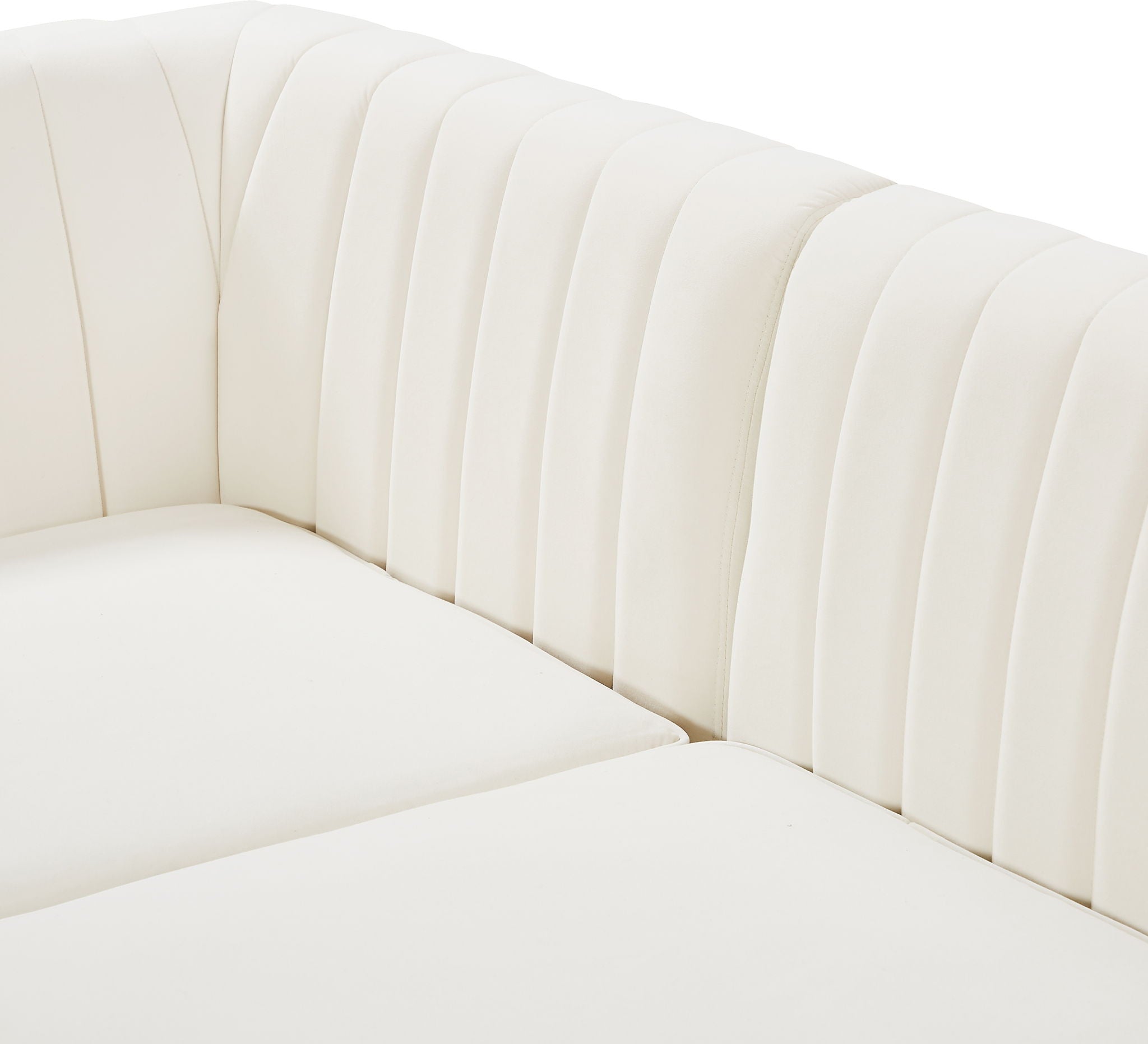 Alina - 8 Piece Velvet Modular Sectional