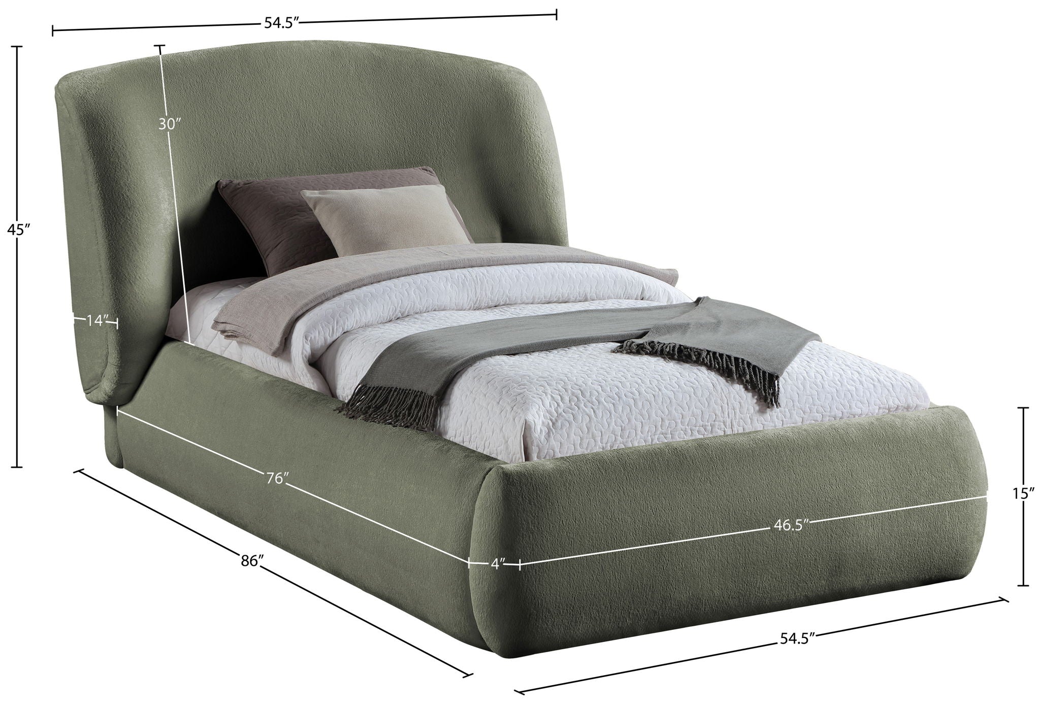 Sandro - Upholstered Bed