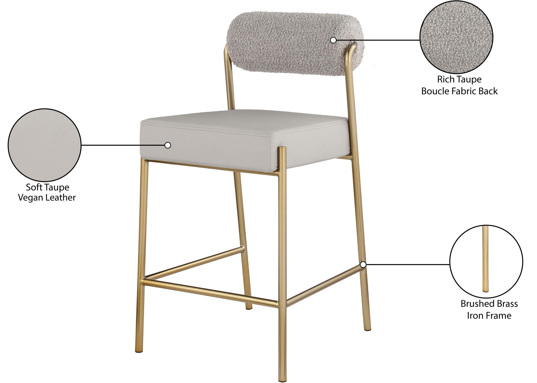Carly - Counter Stool (Set of 2)