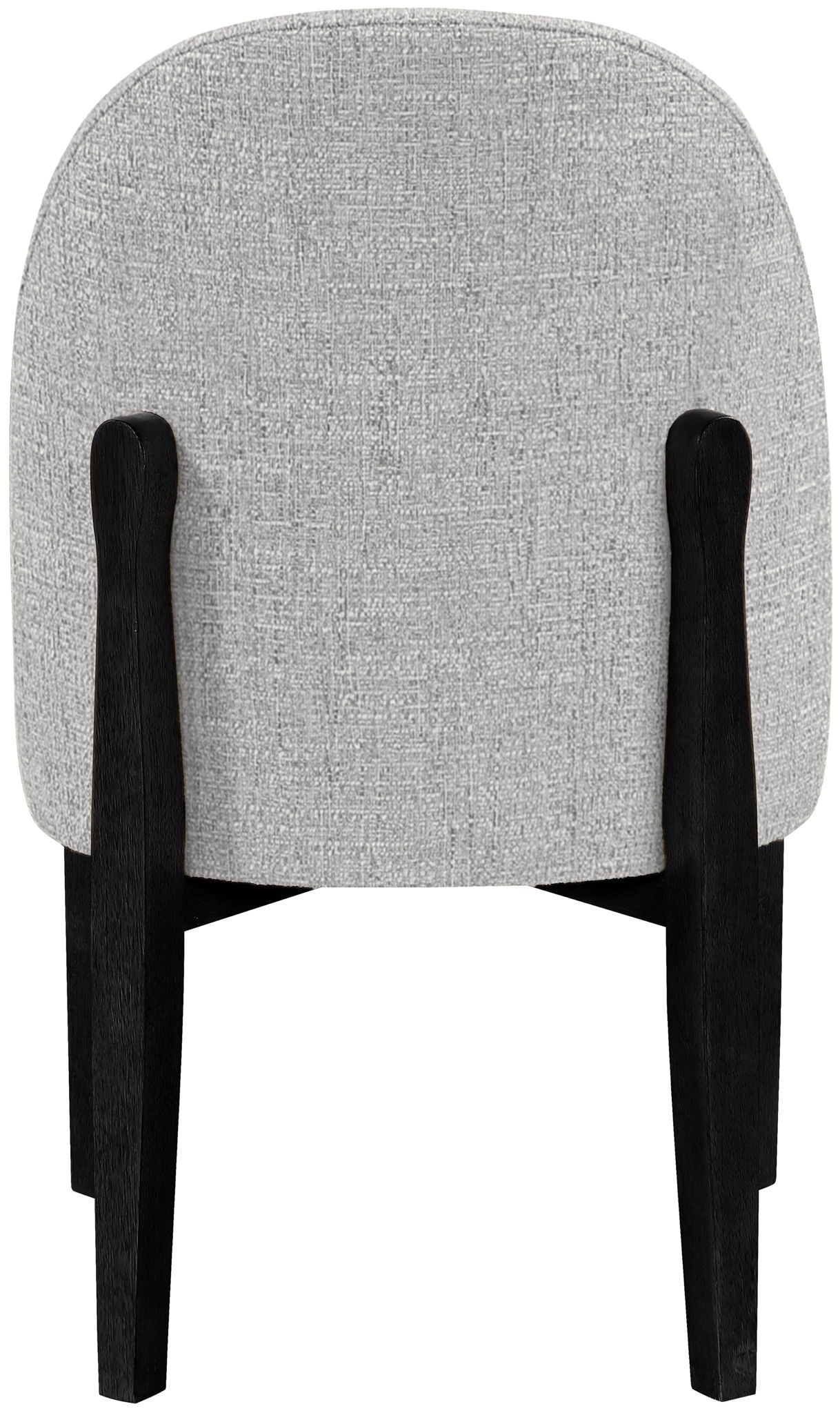 Torino - Upholstered Dining Chair With Brushed Black Base (Set of 2)