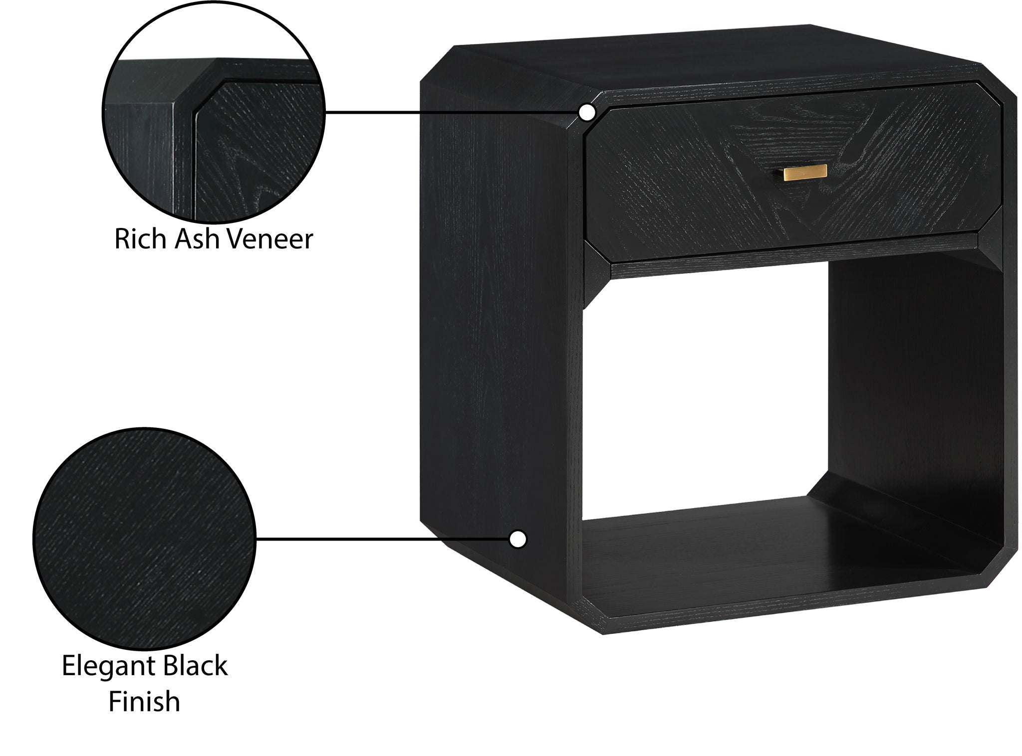 Parker - Ash Veneer Nightstand