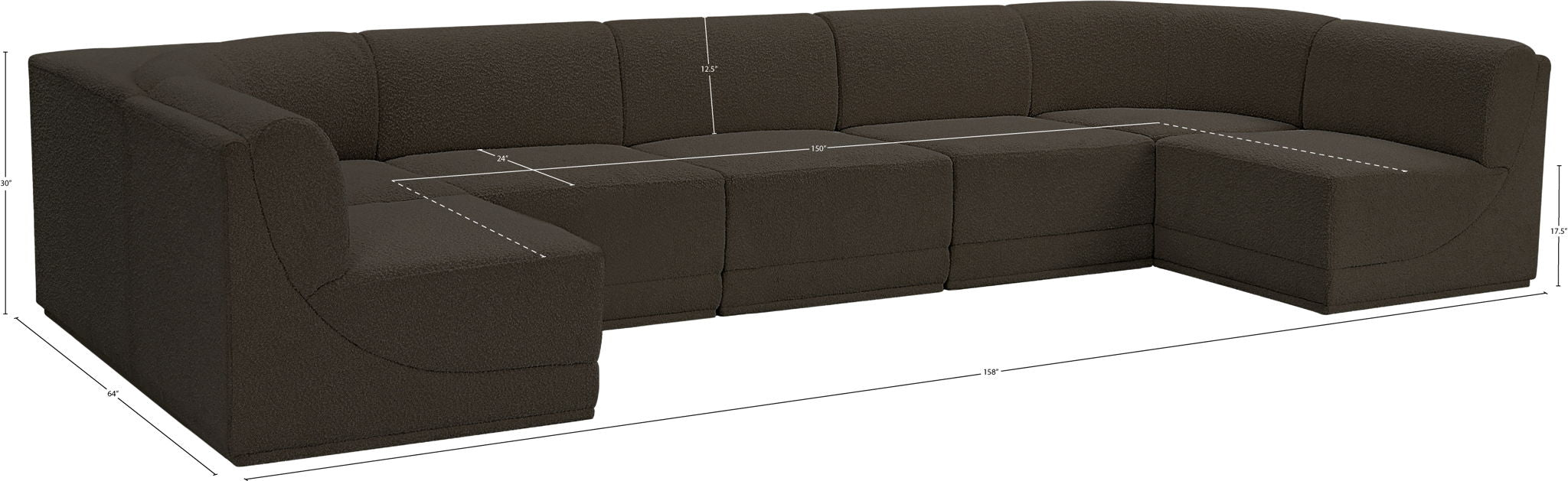 Ollie - 7 Piece Modular Sectional