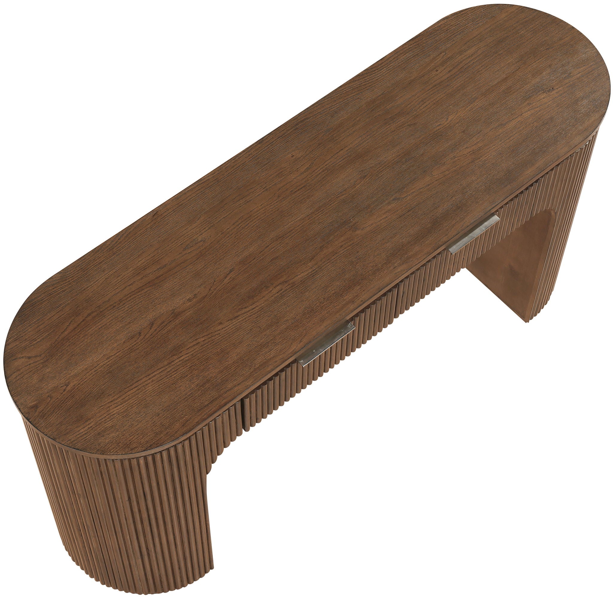 Astrid - Solid Wood And Oak Veneer Desk