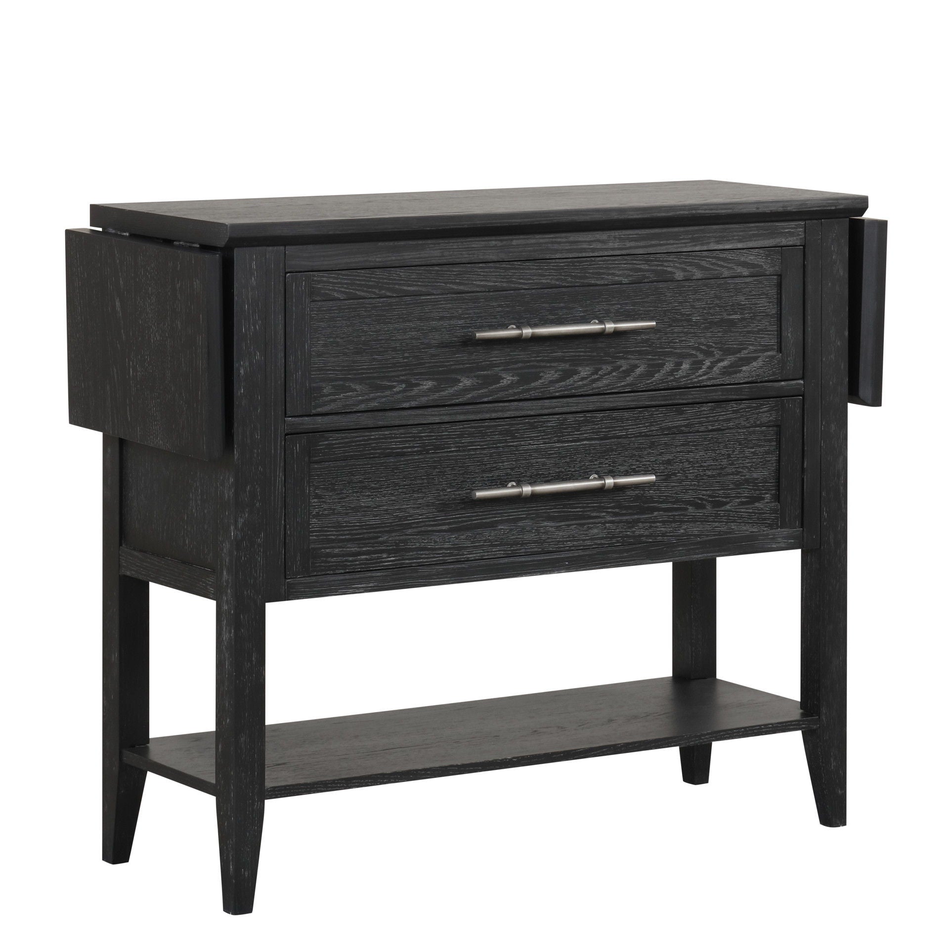 Sable Crest - Drop Leaf Server - Black