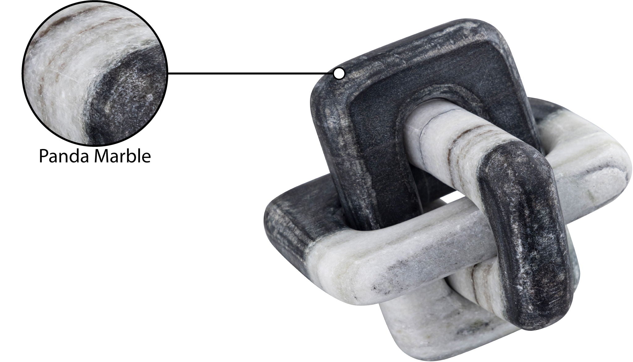 Bond - Marble Decorative Knot - Panda