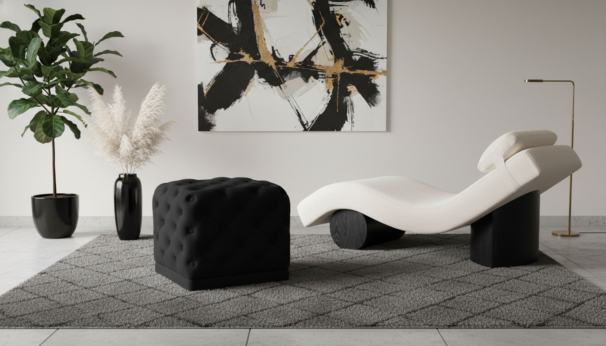 Stella - Stool Ottoman