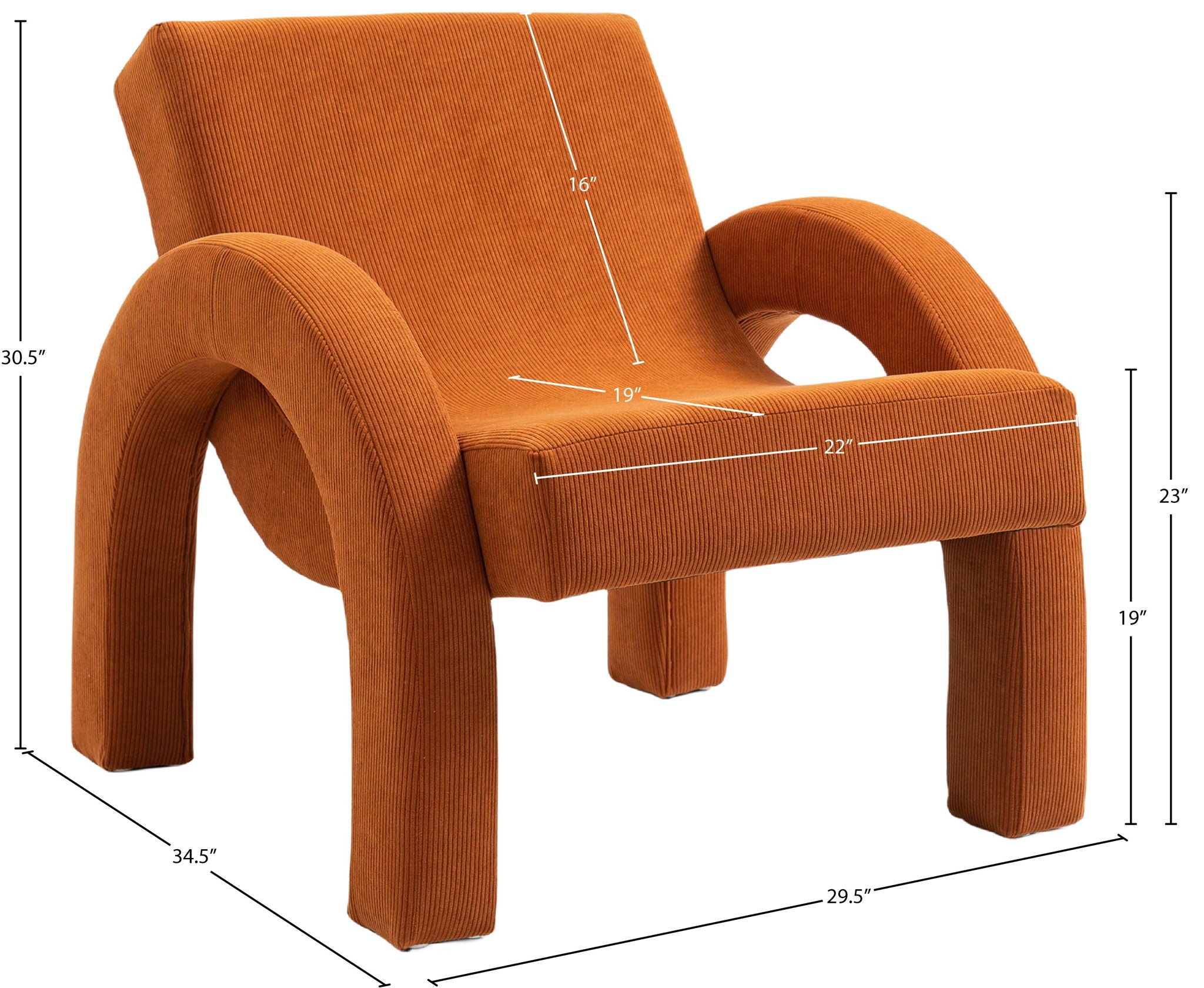 Corduroy - Accent Chair
