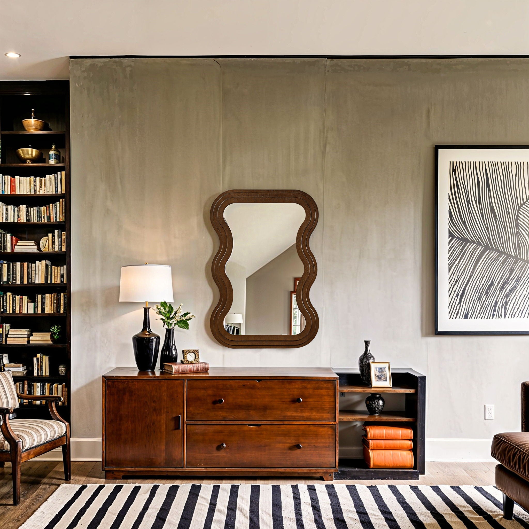 Bellagio - Oak Veneer Mirror