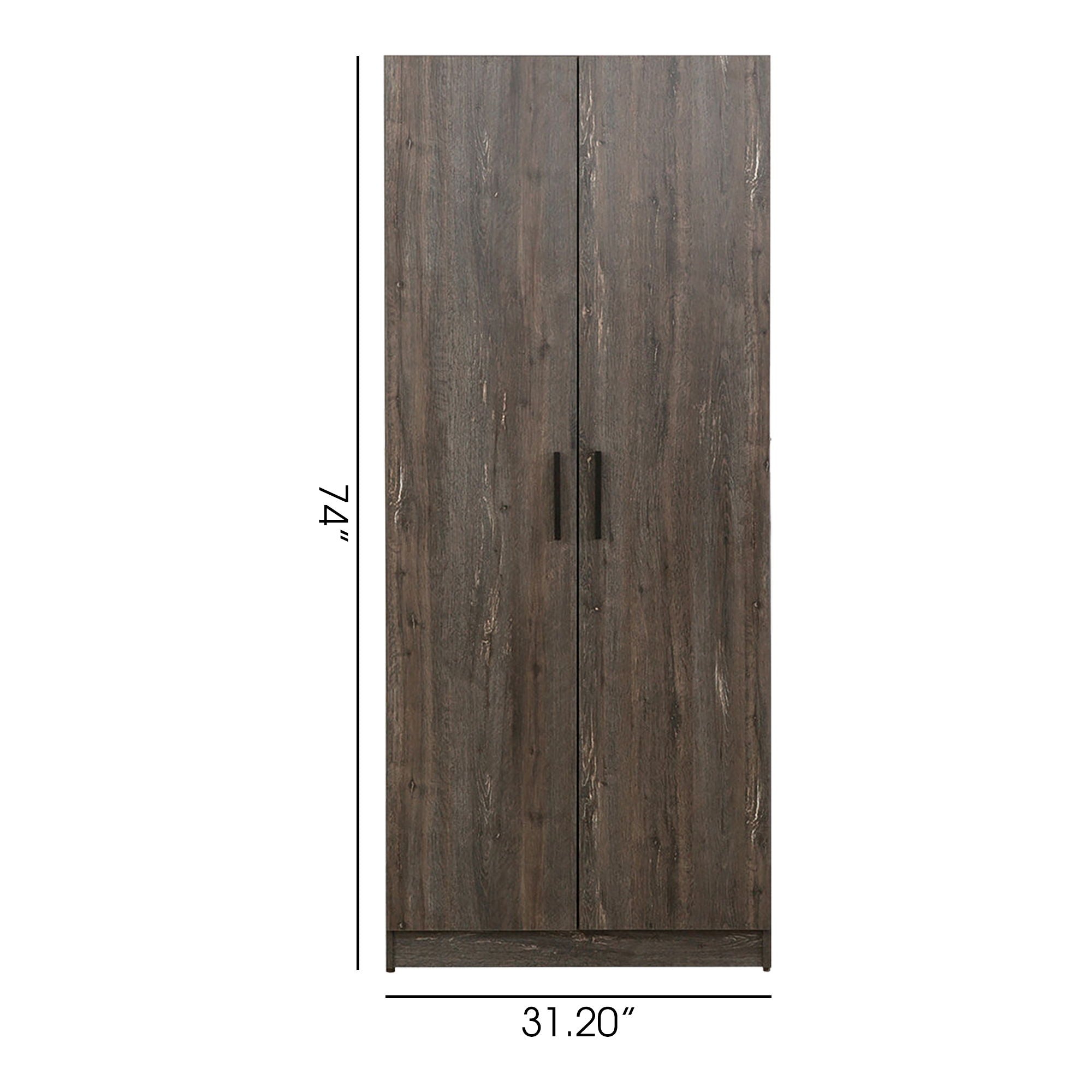Mia - Farmhouse Shoe Cabinet With 6 Shelves