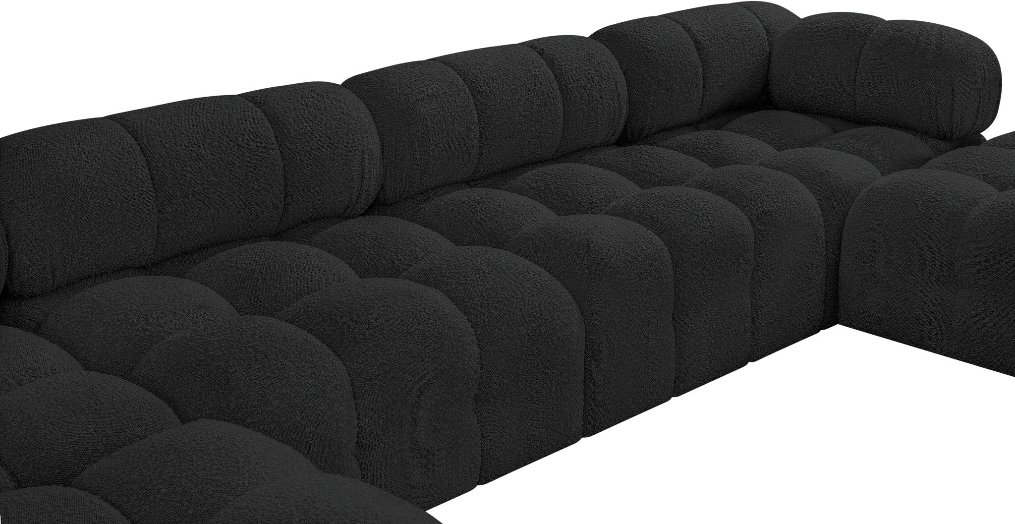 Ames - 6 Piece Fabric Modular U-Shaped Sectional
