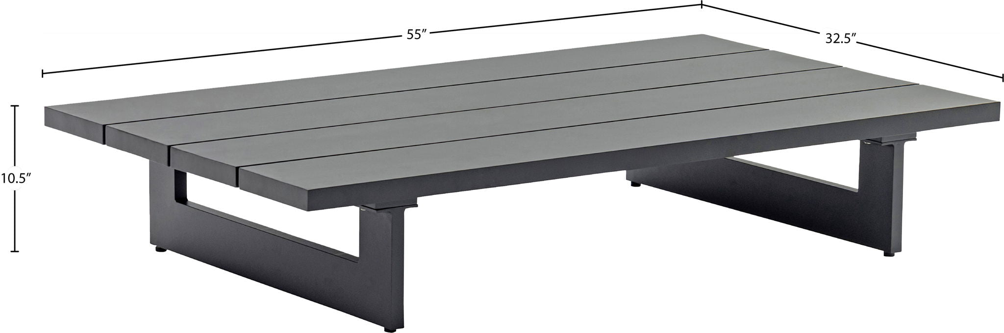 Maldives - Metal Patio Coffee Table