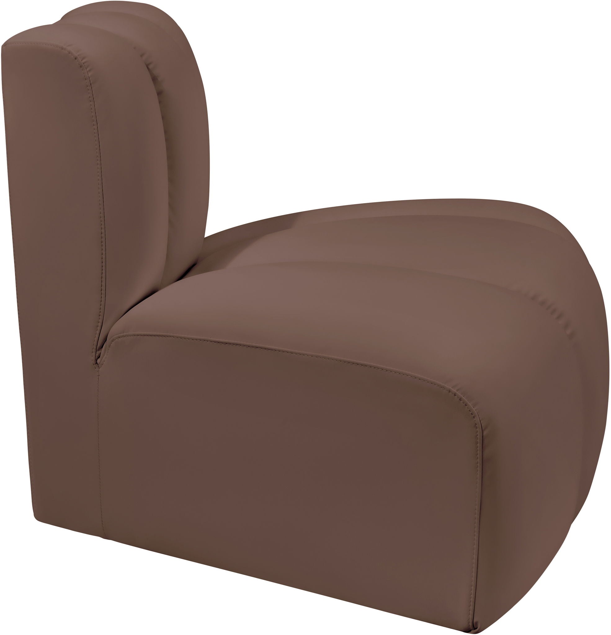 Arc - Faux Leather Reverse Corner Chair