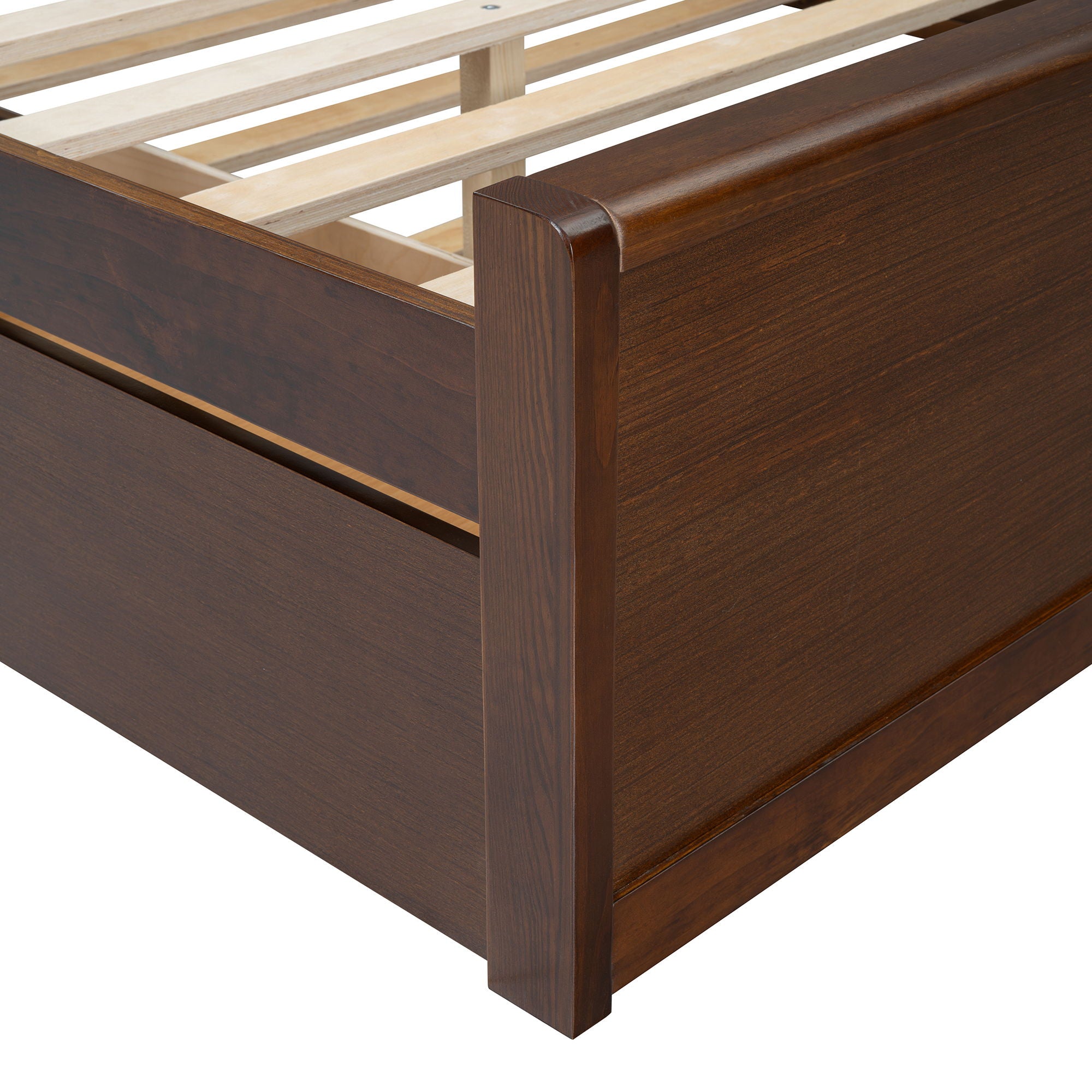 Headboard Bed With 2 Drawers And Trundle