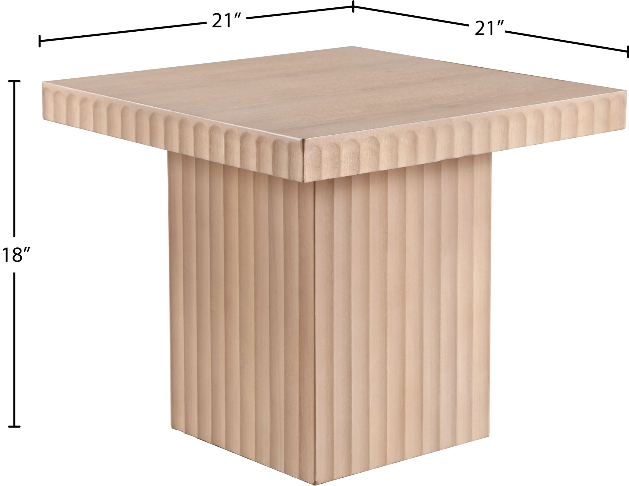 Spencer - 18" Oak Veneer Coffee Table