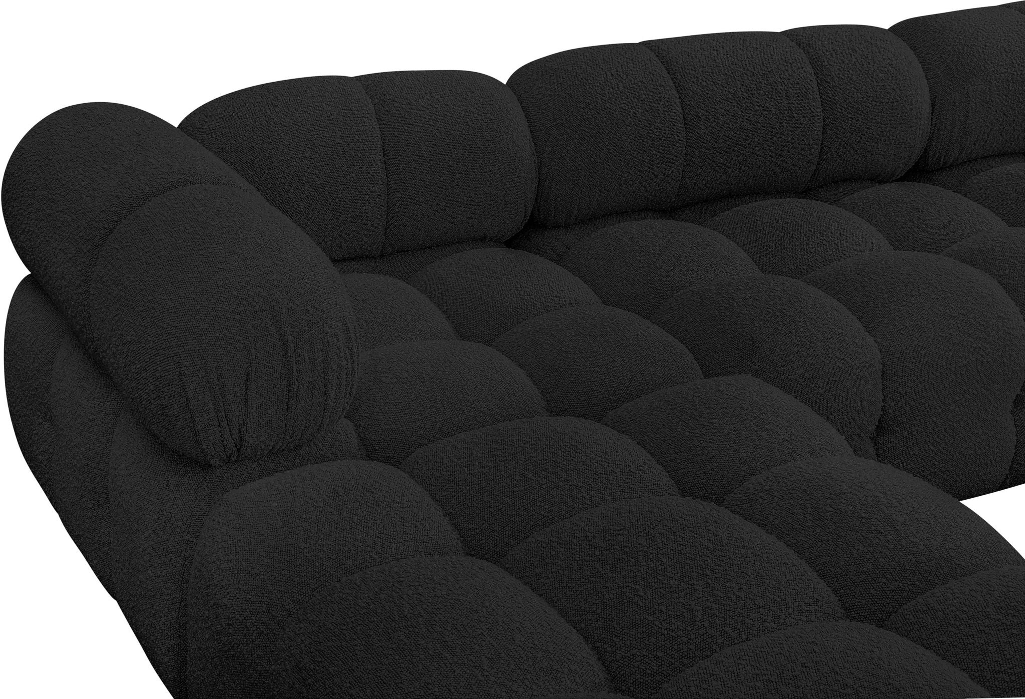 Ames - 7 Piece Fabric Modular U-Shaped Sectional