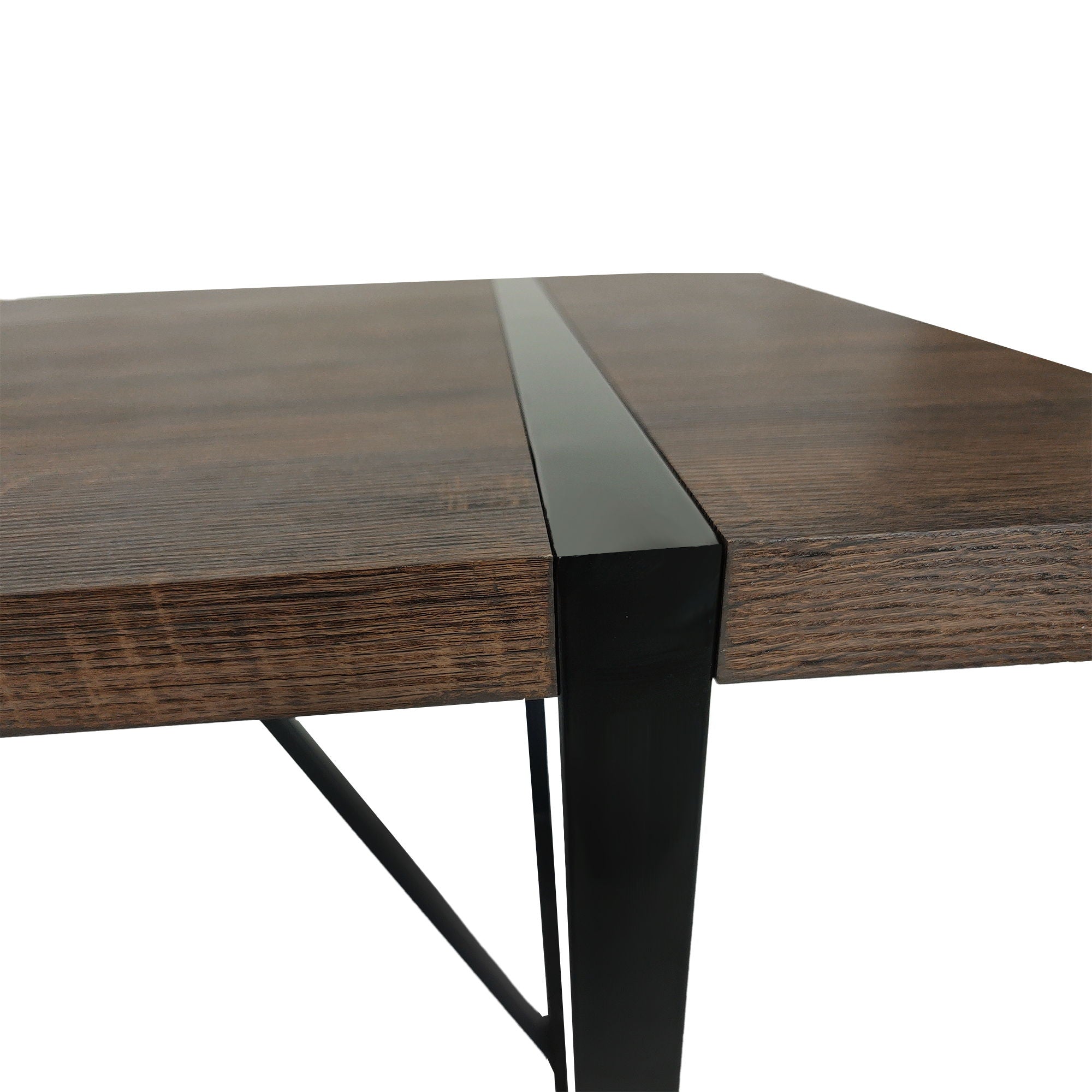 Modern Dining Table With Metal Legs For 4 - 6 Person