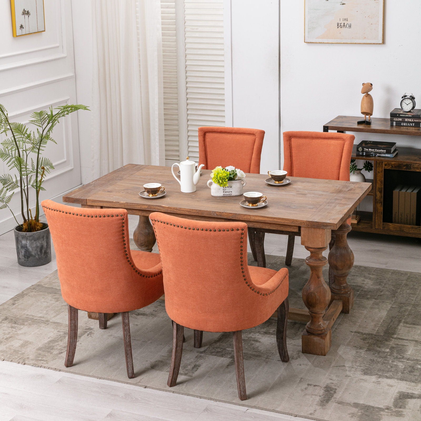 Ultra - Side Dining Chair, Nail Head (Set of 2)