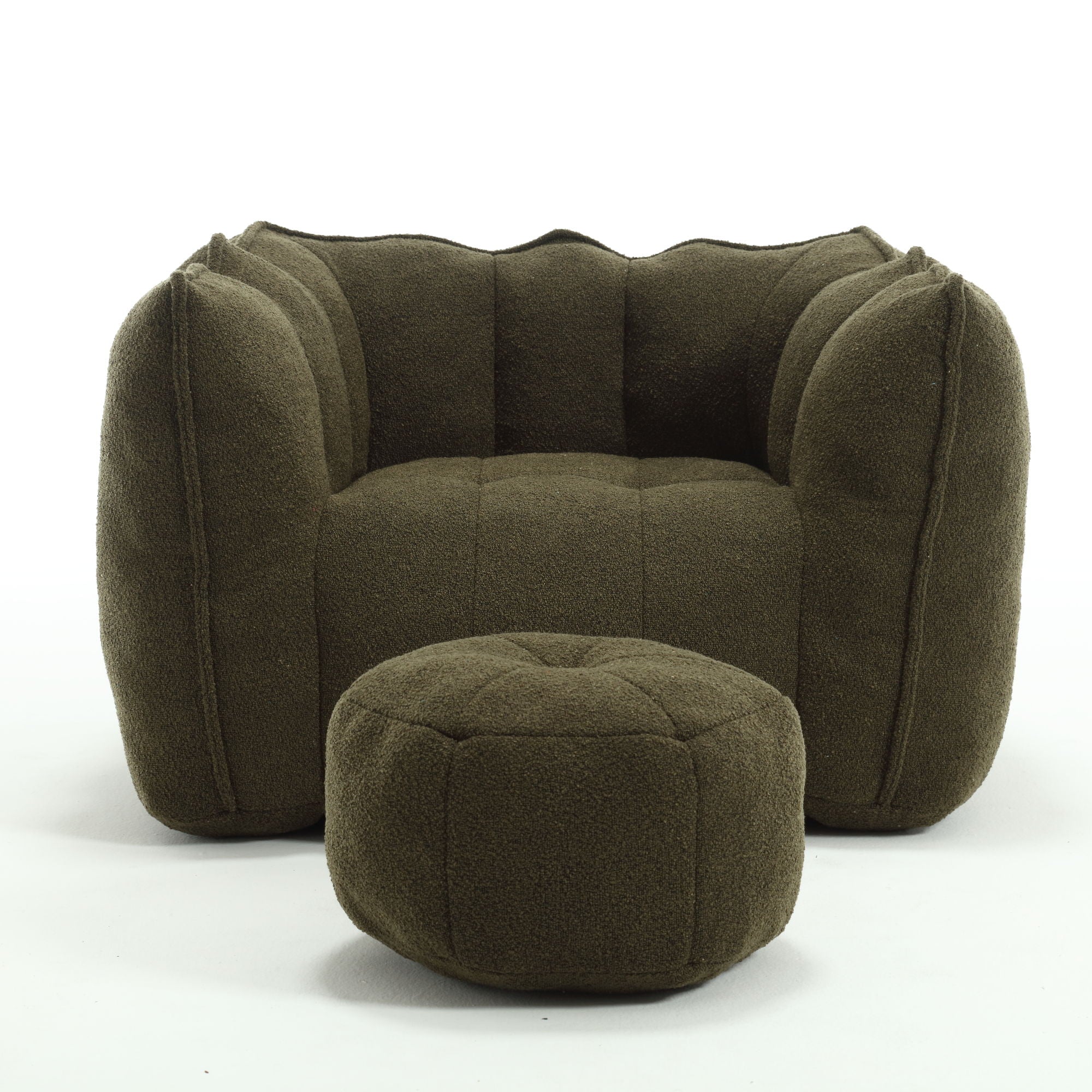 Soft Bean Bag Chair With High Resilient Foam
