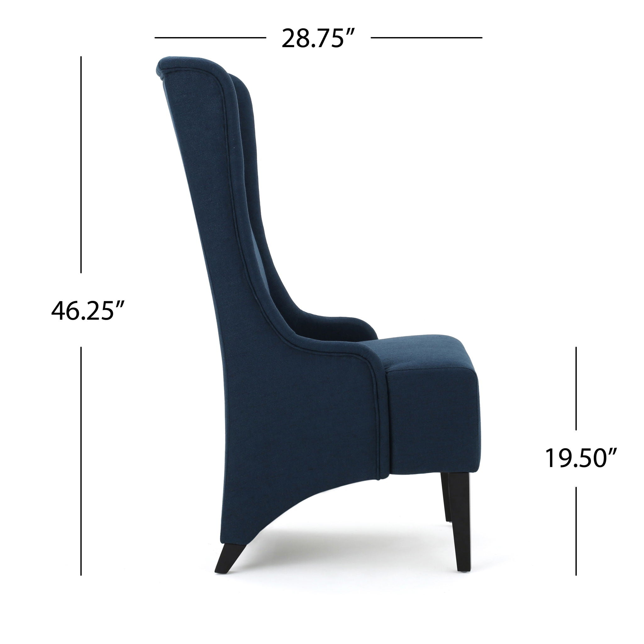 Alight - Upholstered Dining Chair With High Back And Birch Wood Legs (Set of 2)