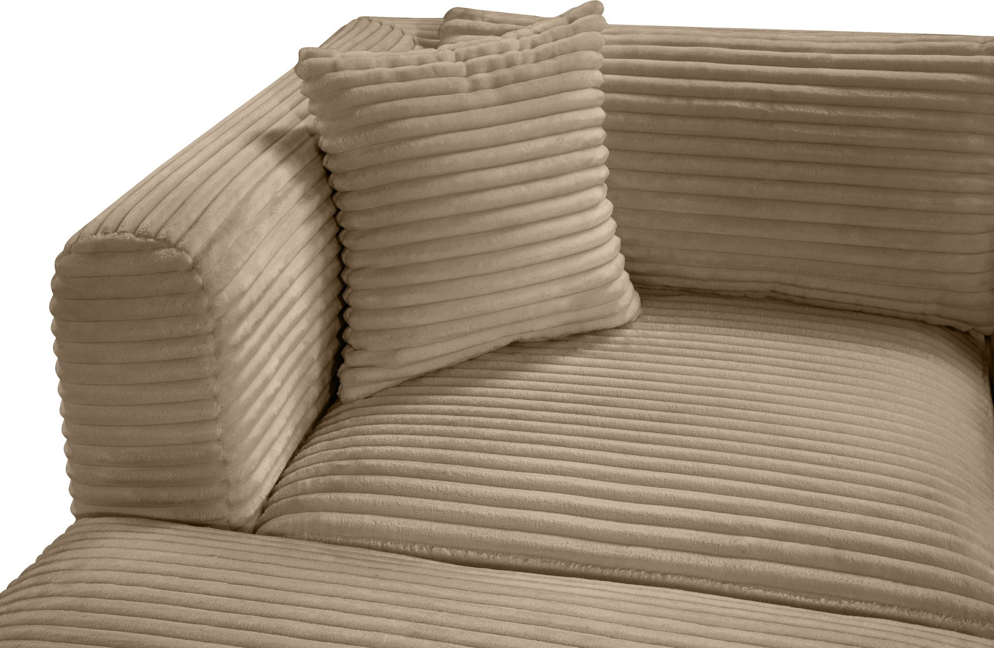 Shaggy - Fabric 7 Piece Modular Sectional With 2 Ottomans