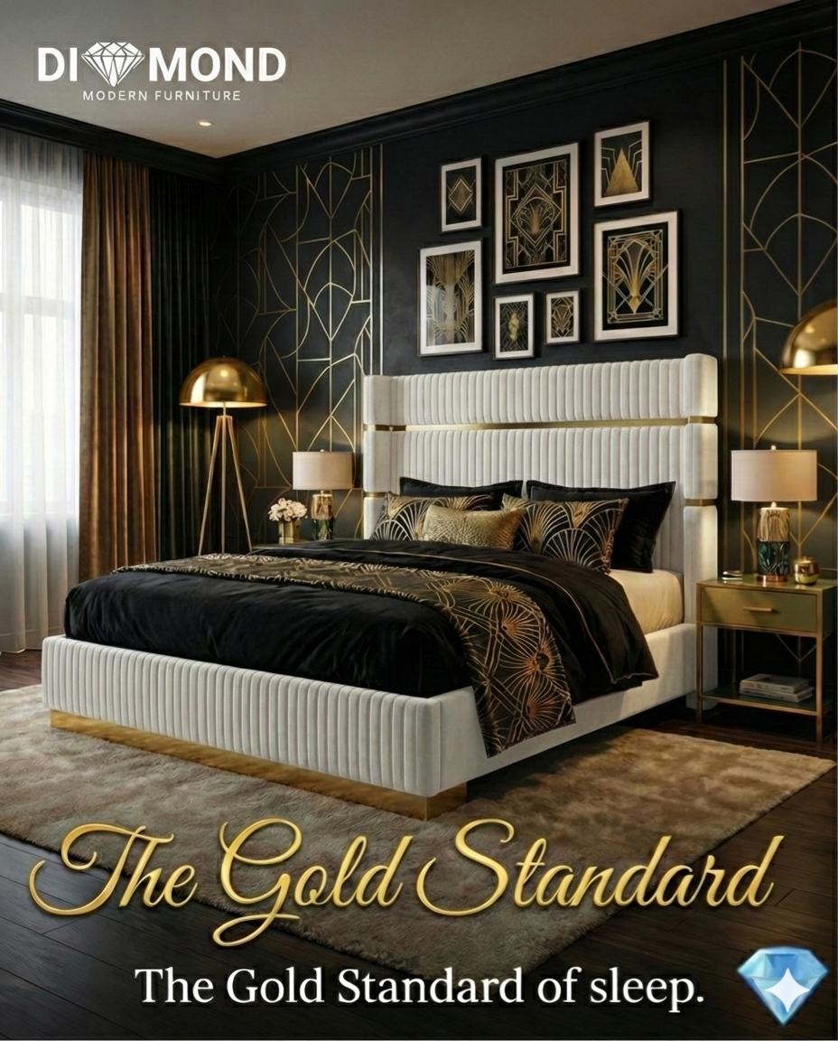 The Belgium  White Premium Bed Frame