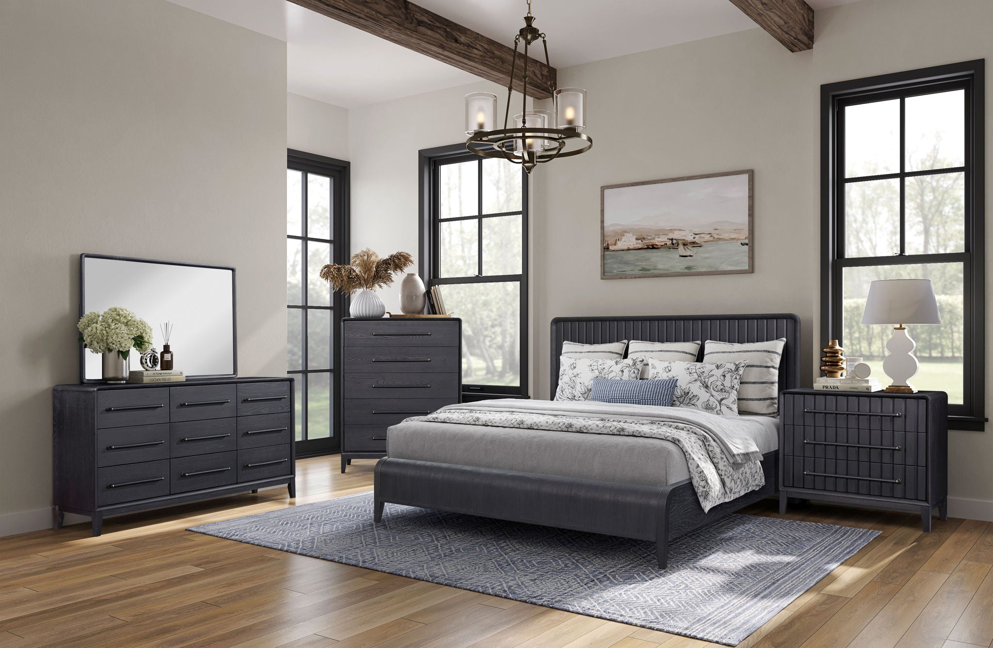 9 Drawer Dresser - Black