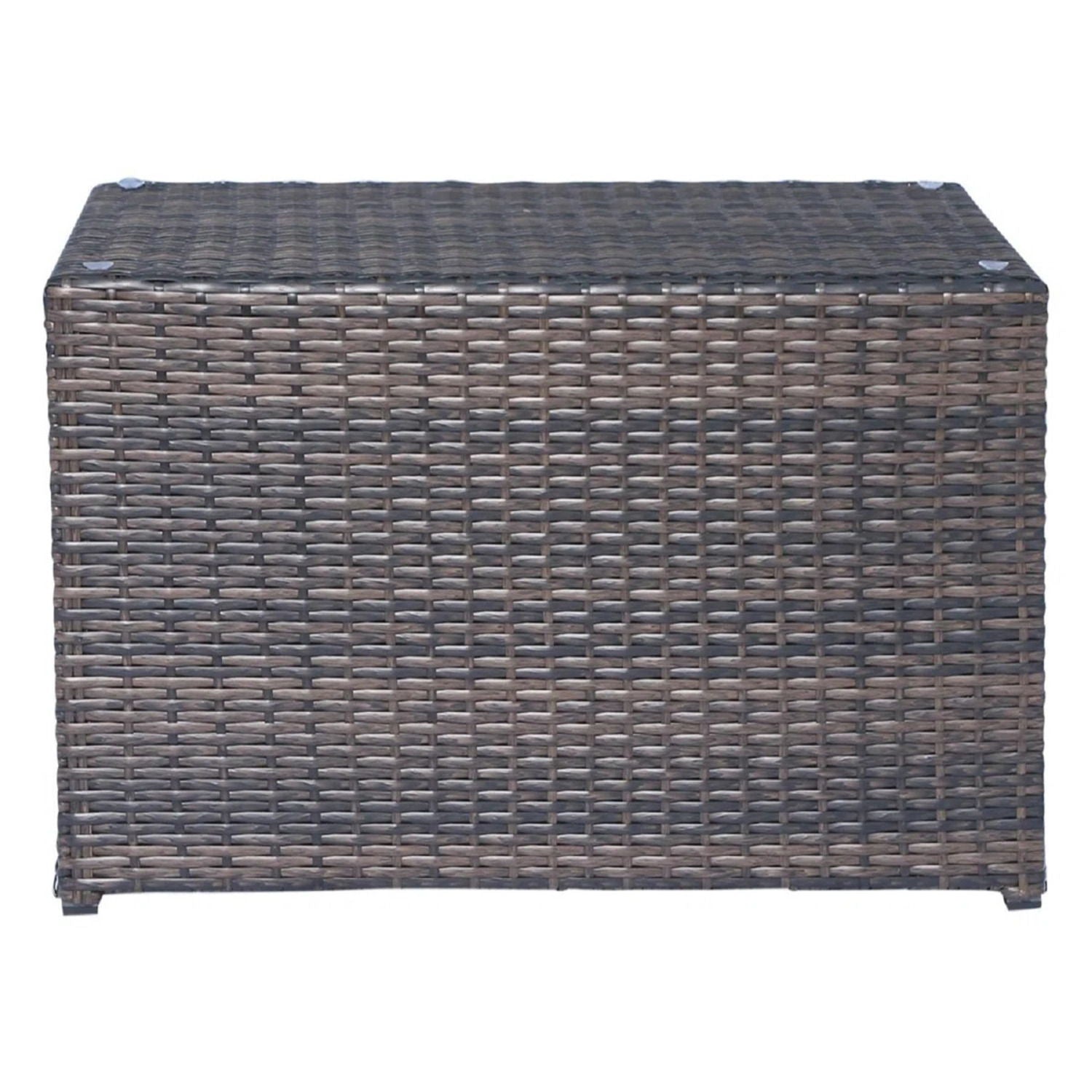 Modular 4 Person Outdoor Seating Group With Cushions - Espresso