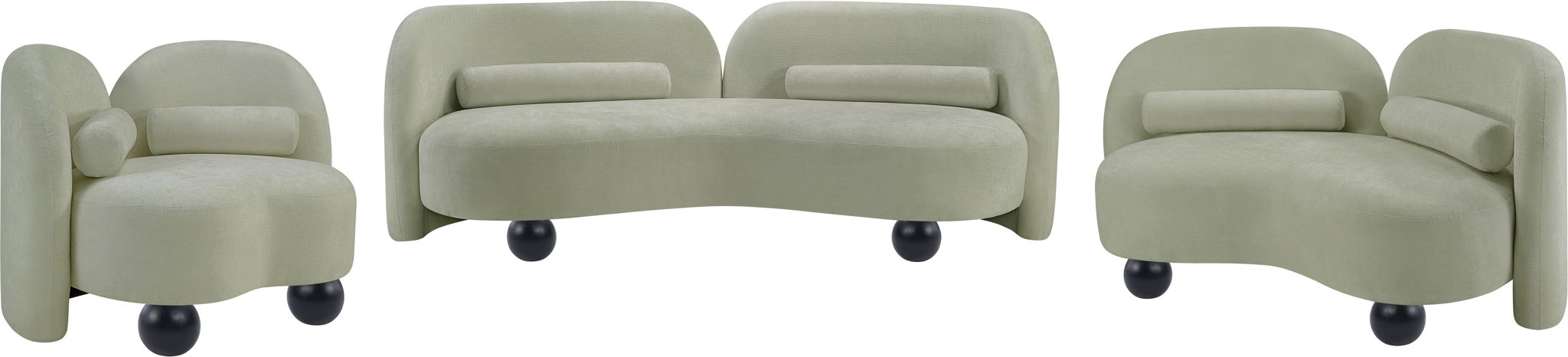 Daphne - Chenille Loveseat