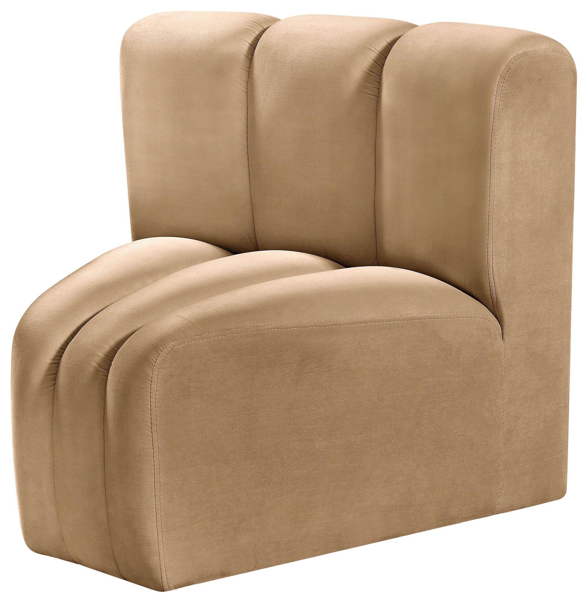 Arc - Velvet Curved Corner Chair