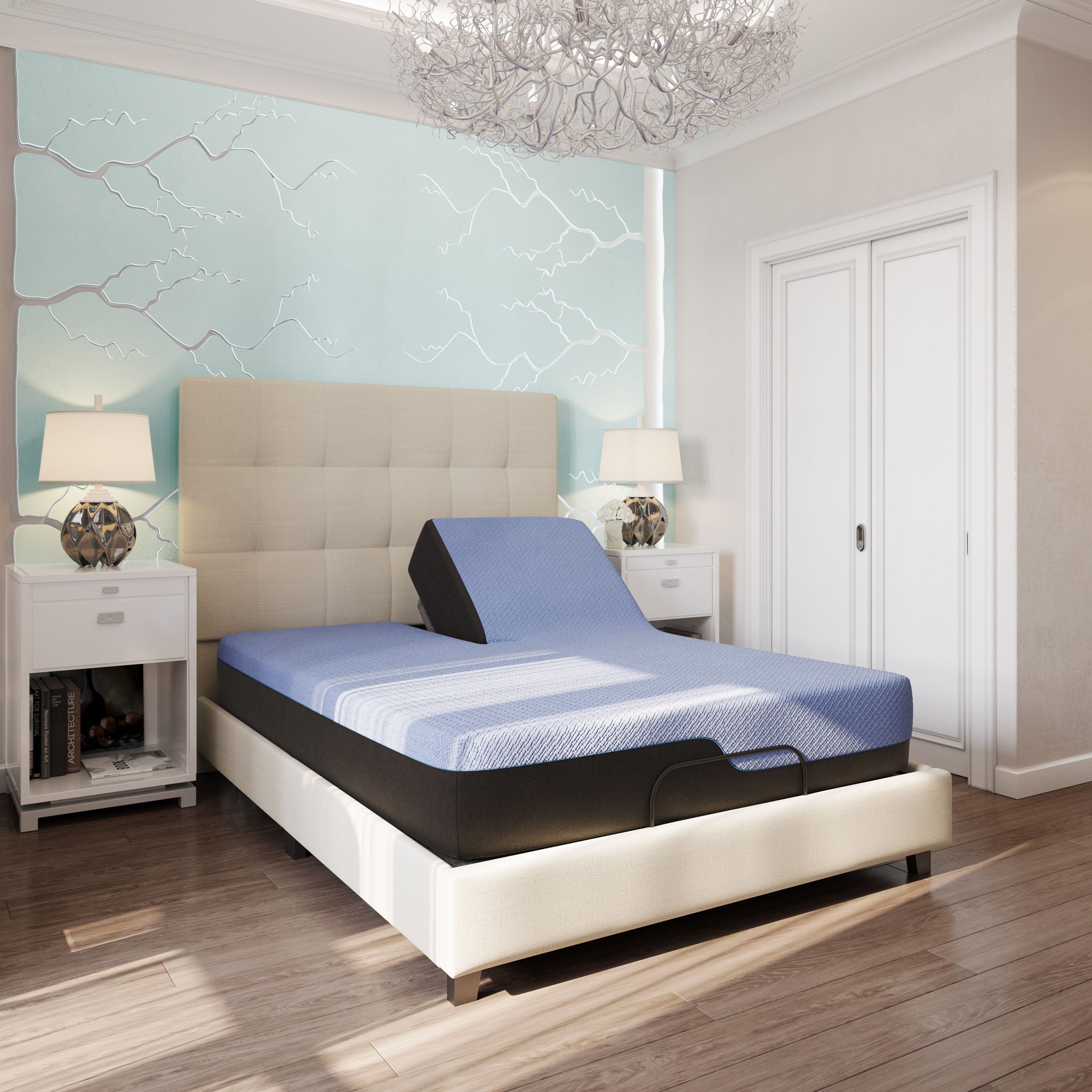 Refresh - 12" Flex Head Hybrid Cooling Gelcare Memory Foam And Coil Mattress