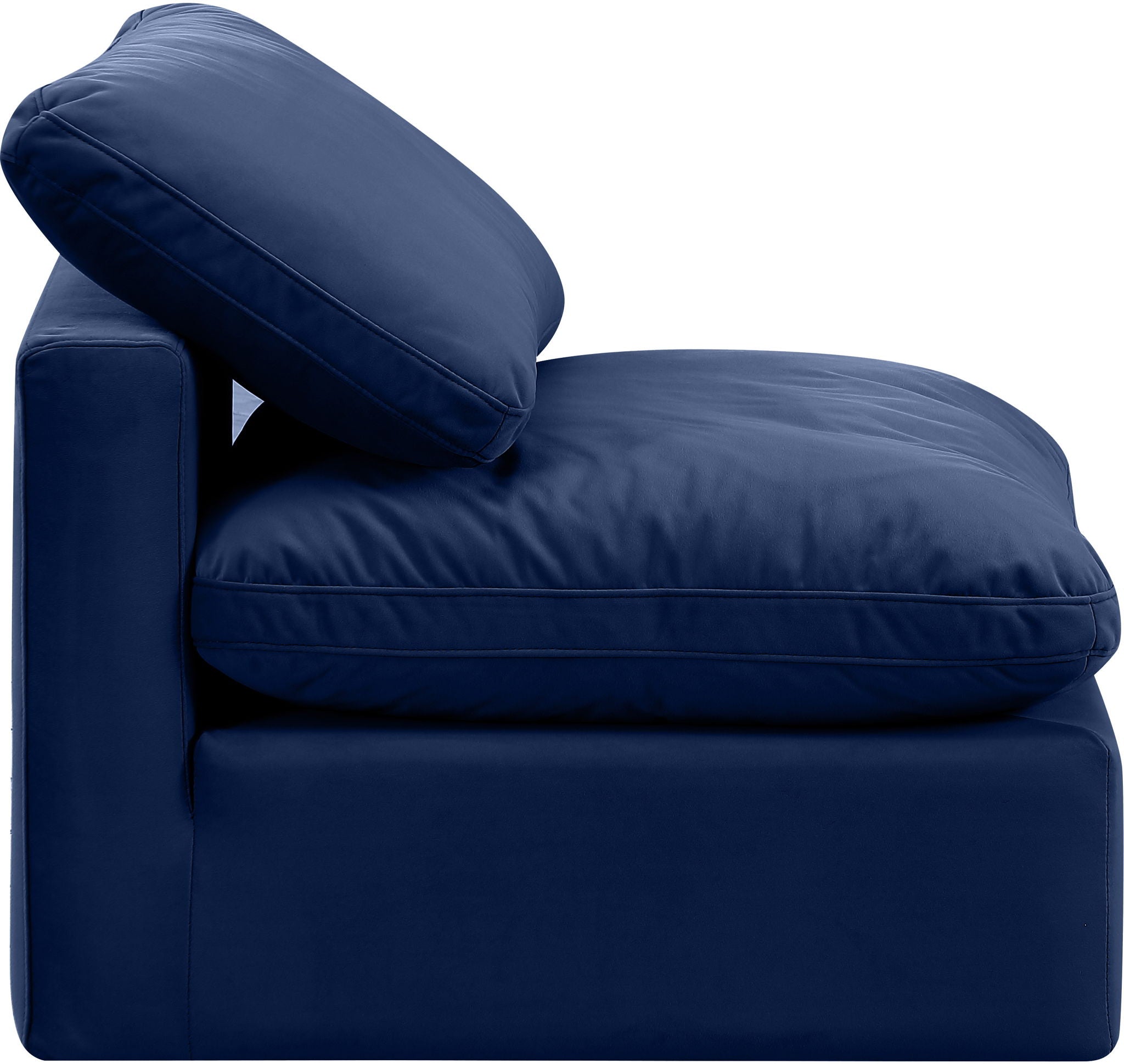 Indulge - Velvet Armless Chair
