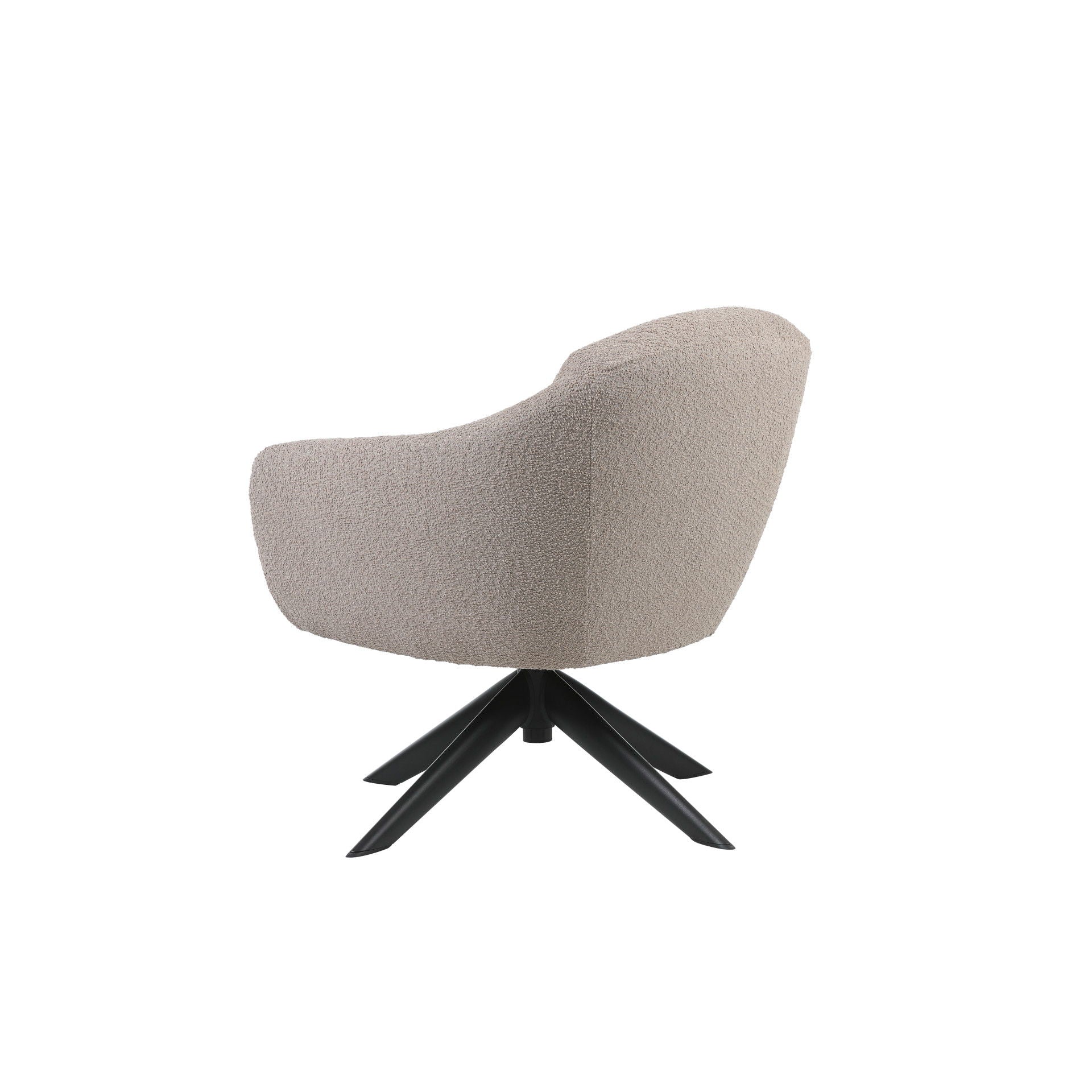 Fleming - Boucle Swivel Lounge Chair
