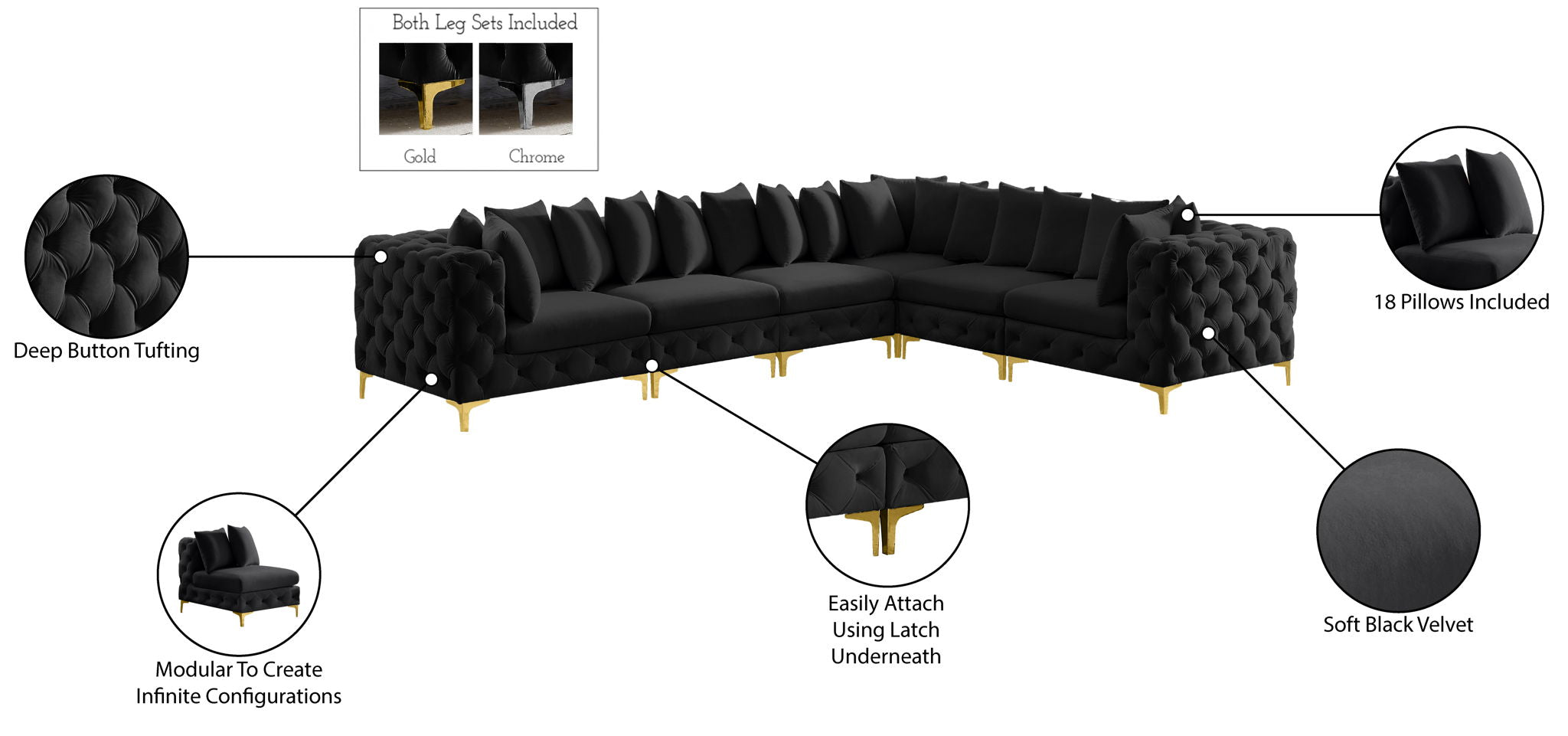 Tremblay - 6 Piece Modular Sectional