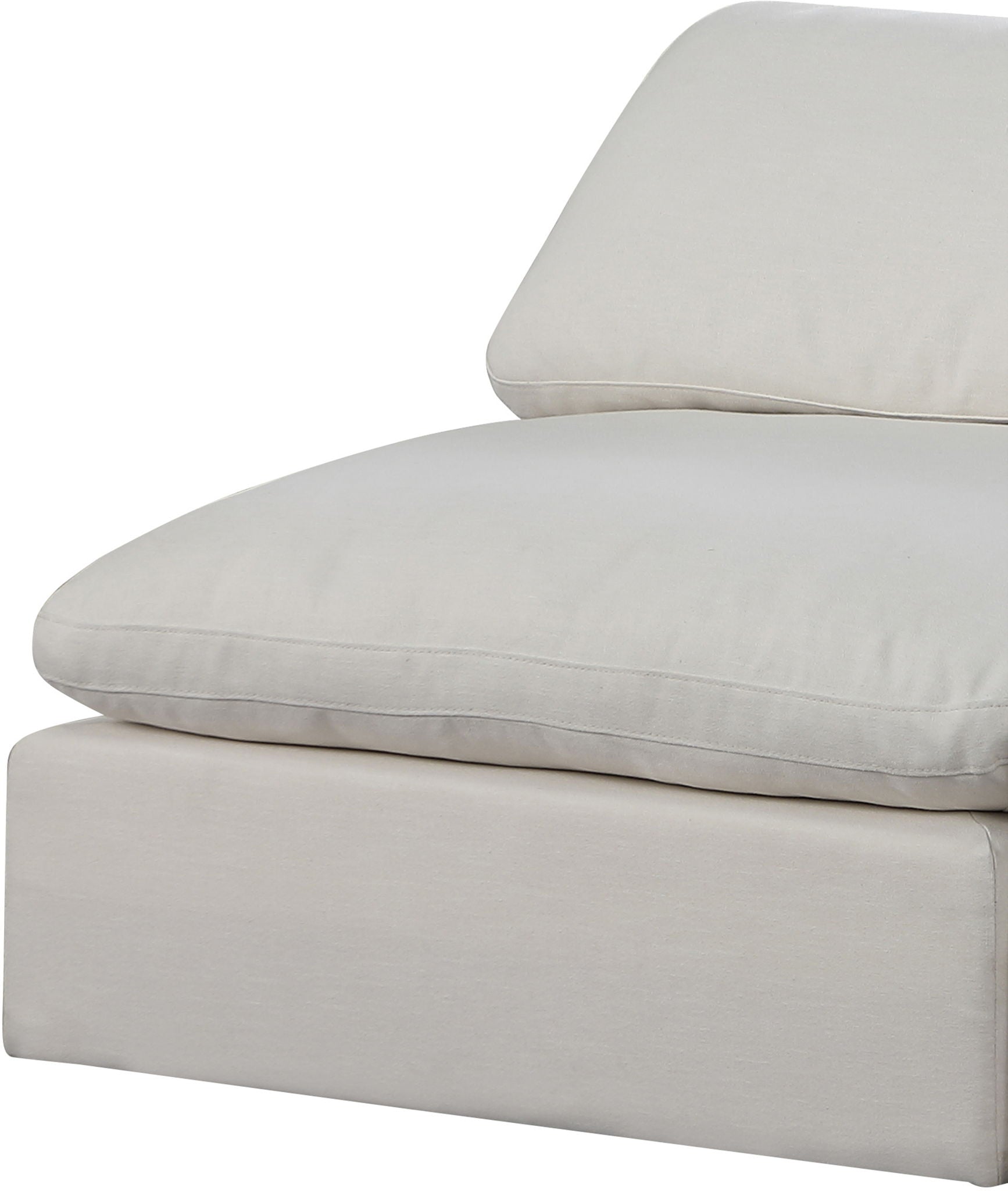 Comfy - 6 Piece Linen Modular Armless Sectional