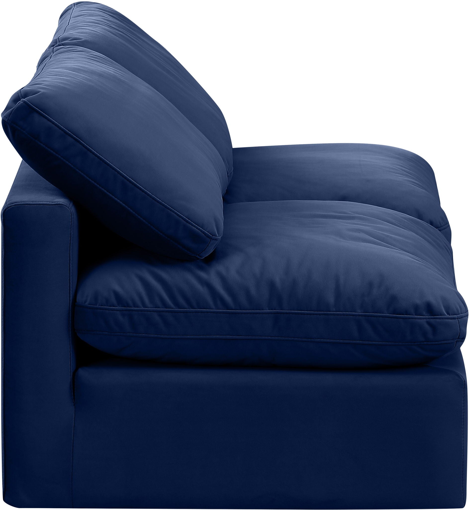 Indulge - Velvet 2 Seat Modular Armless Sofa