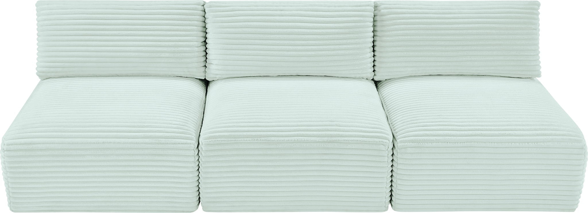 Shaggy - 3 Seat Modular Armless Sofa