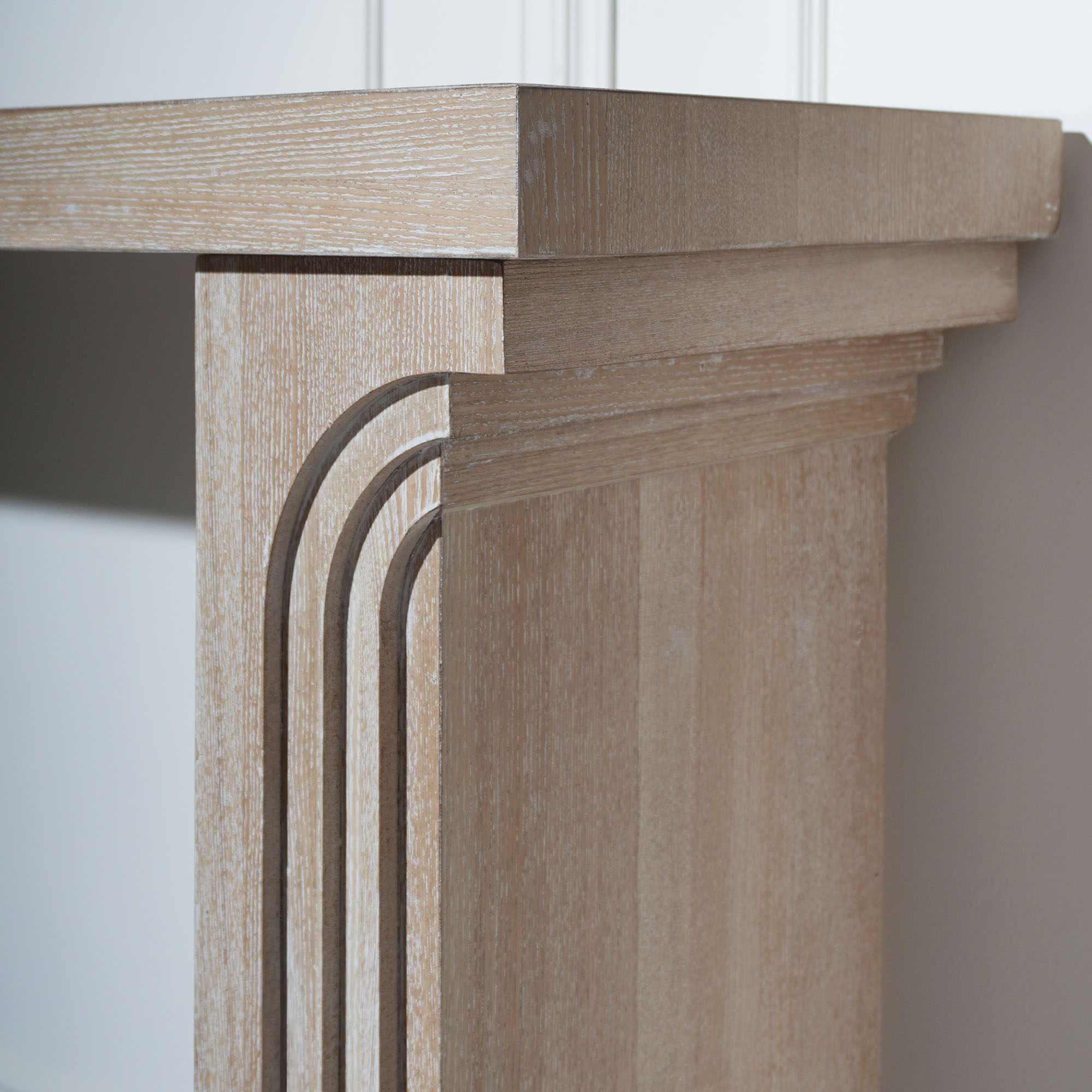 Console Table With Decorative Molding