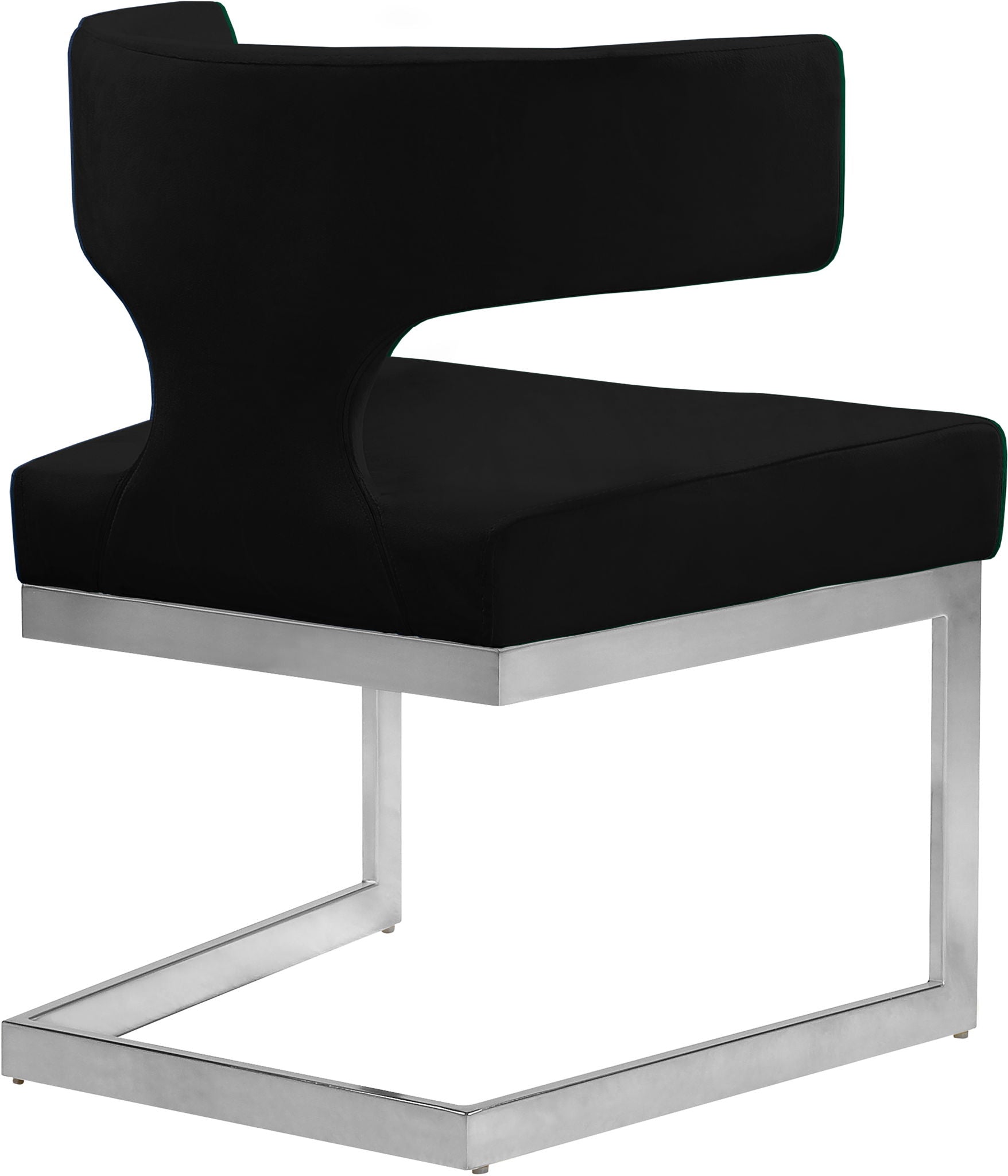 Alexandra - Dining Chair with Chrome Legs