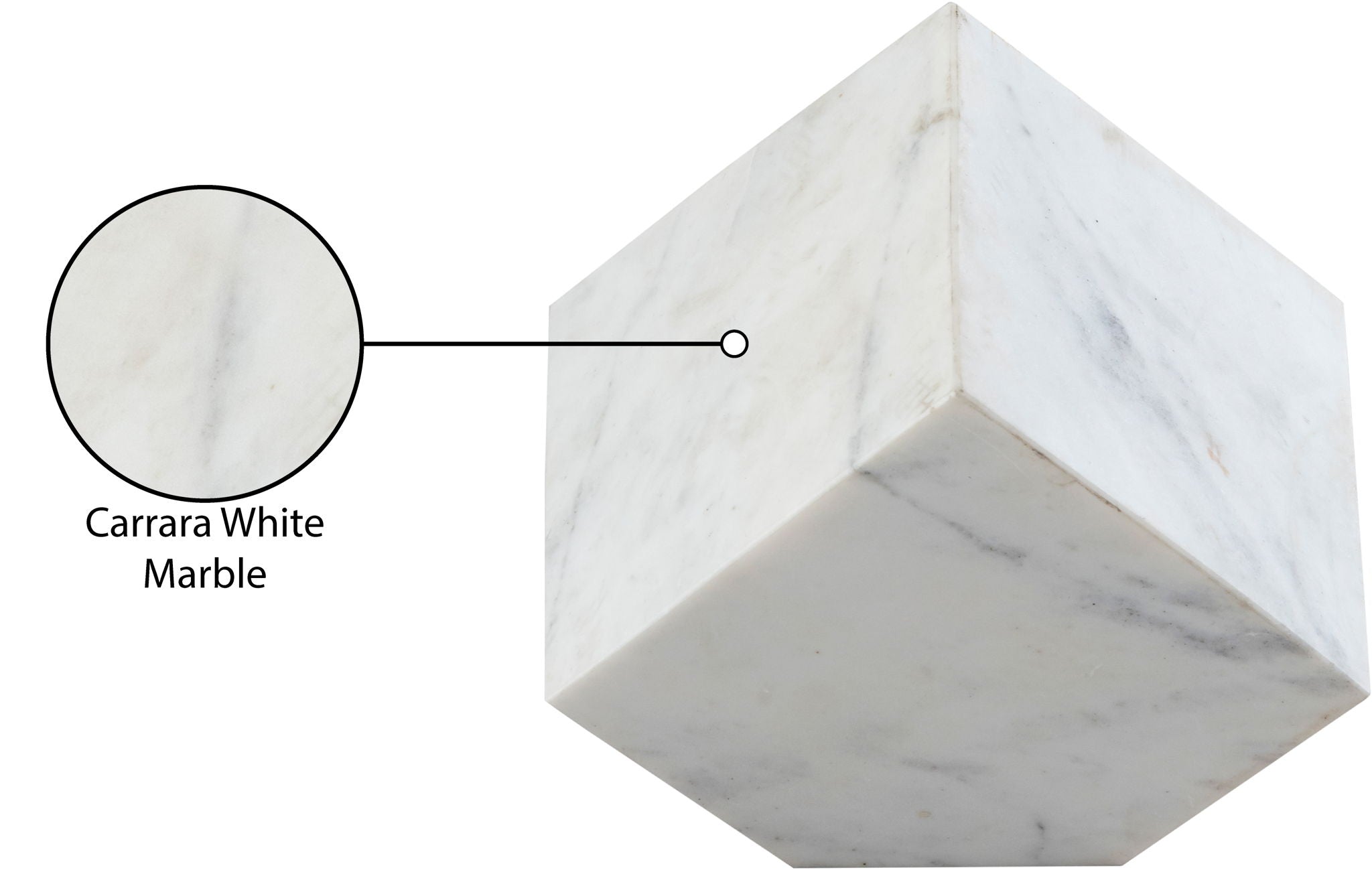 Block - Marble Decorative Cube